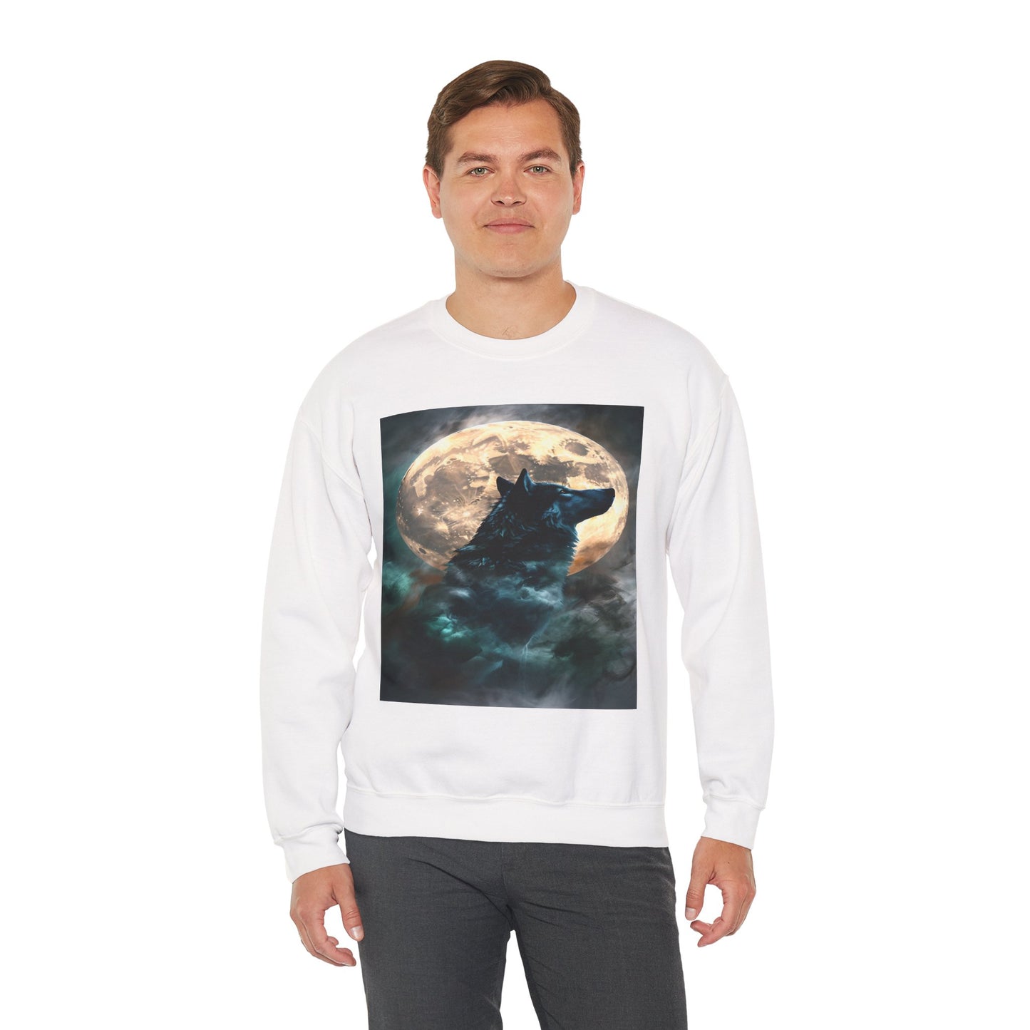 Wolf Moon Howl Halloween Sweatshirt