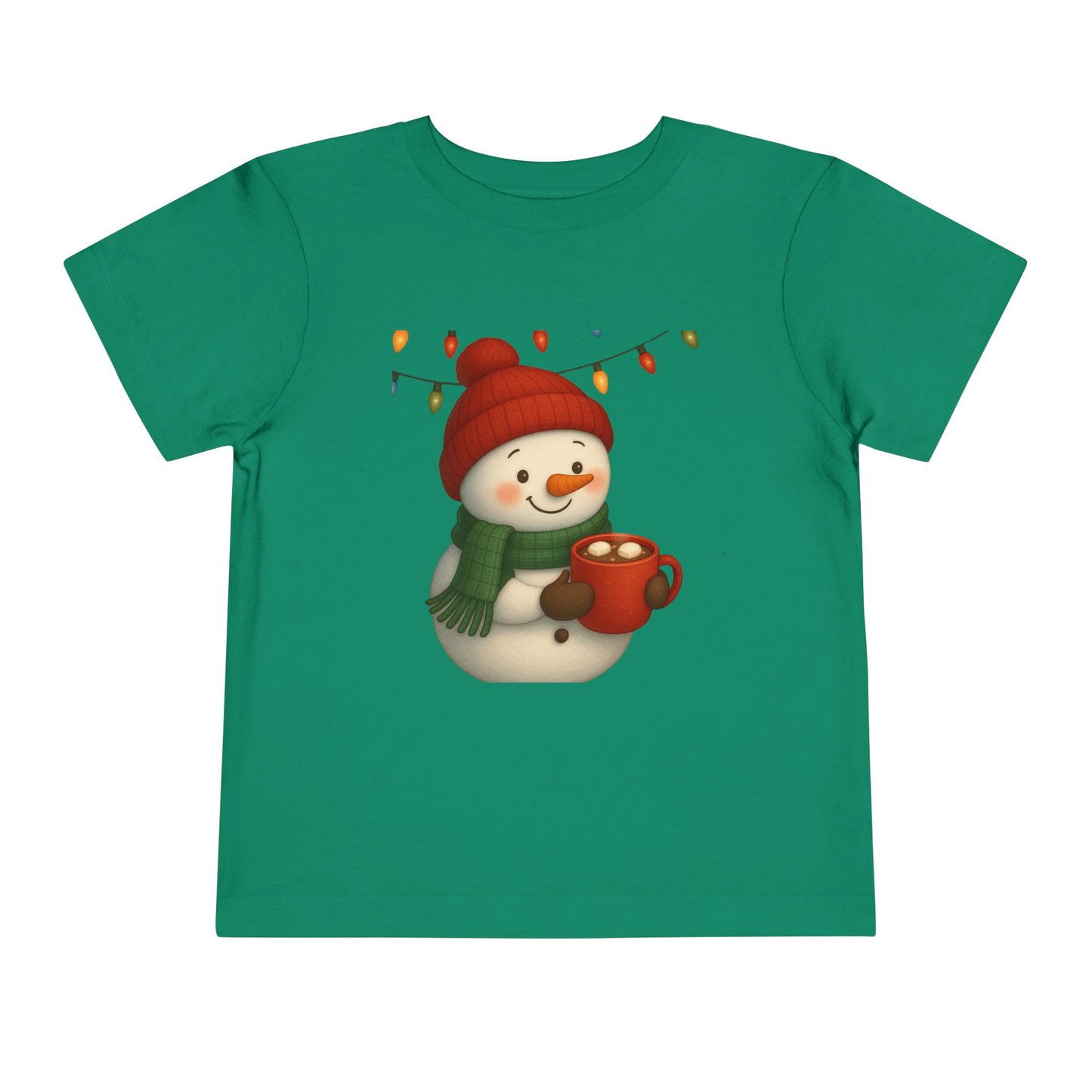 Snowman & Hot Chocolate Toddler Christmas Tee