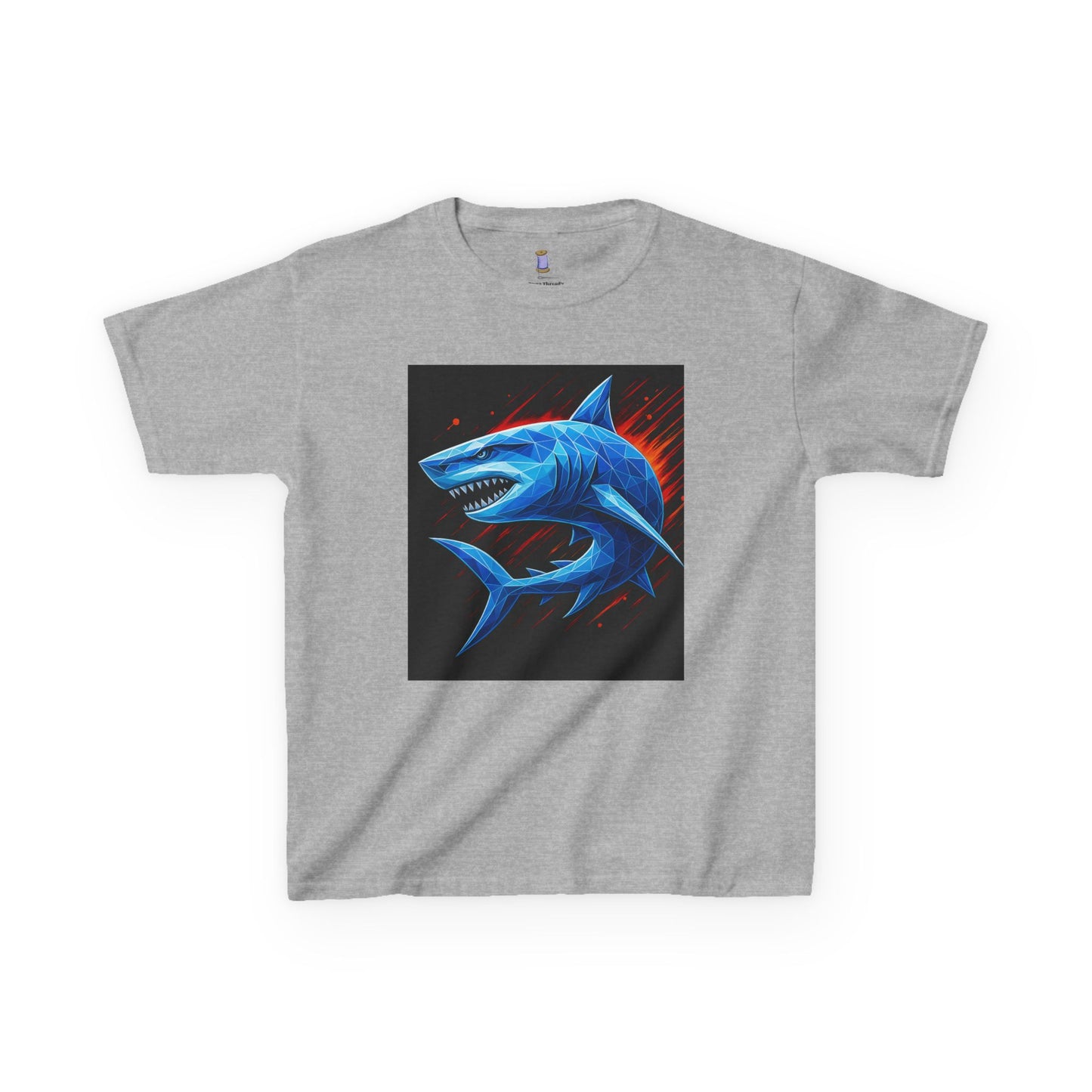 Kids Shark Graphic Tee - Cool Ocean Theme Shirt for Boys and Girls, Perfect Birthday Gift, Summer Fun, Beach Wear, Ocean Lover's Tee