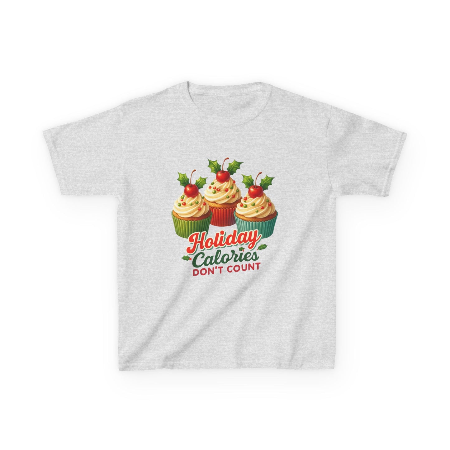 Holiday Cupcake Dino Tee - Christmas Fun!