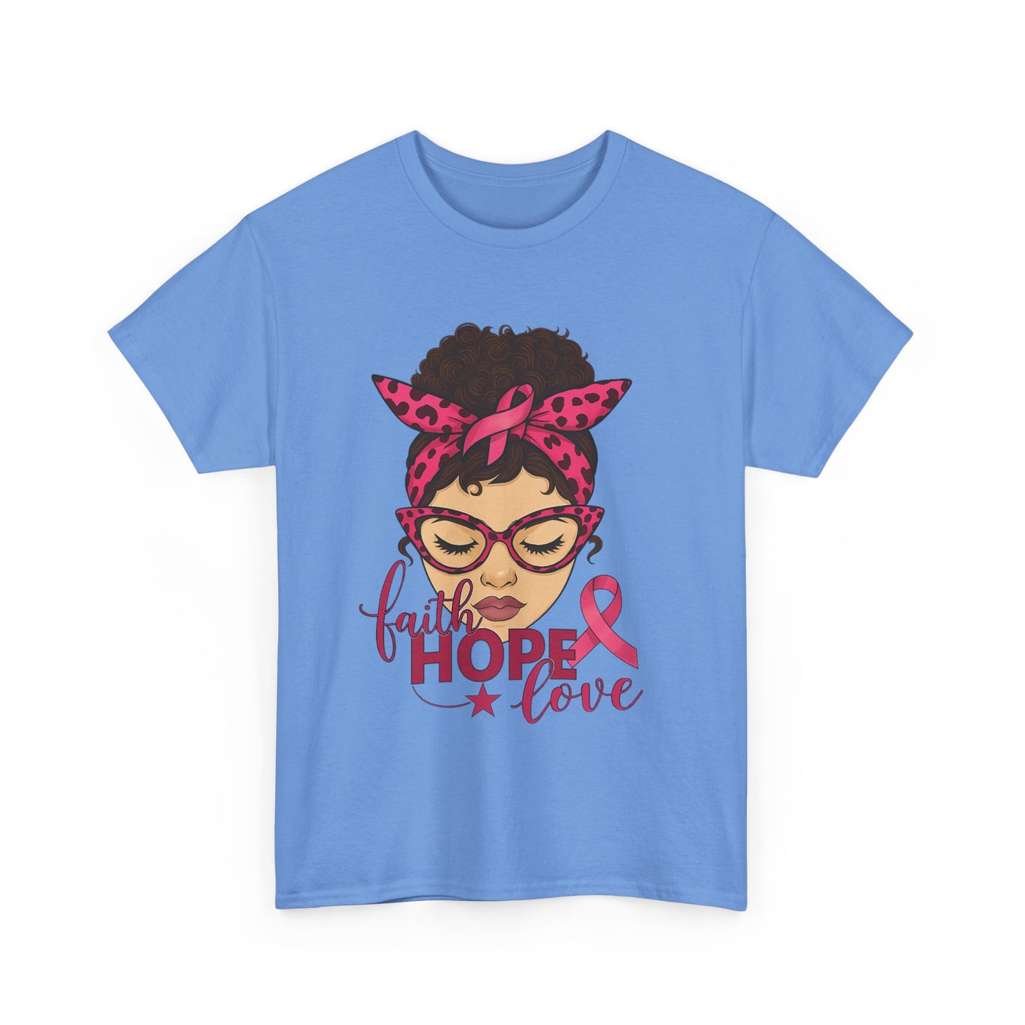 Hope, Faith, Love: Breast Cancer Awareness Tee