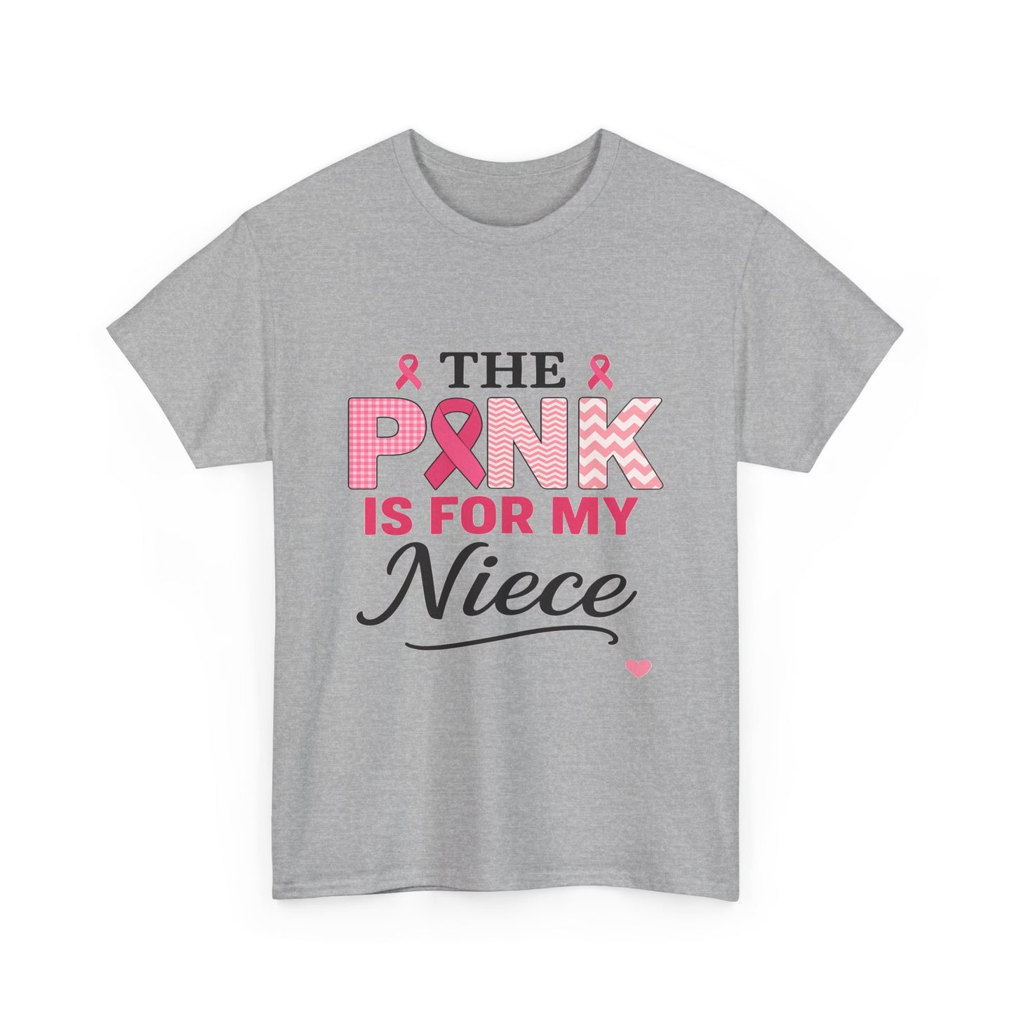 Pink Ribbon Niece Tee - Breast Cancer Awareness