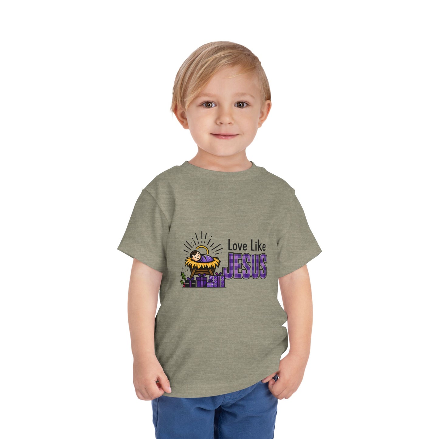 Love Like Jesus Toddler Christmas Tee