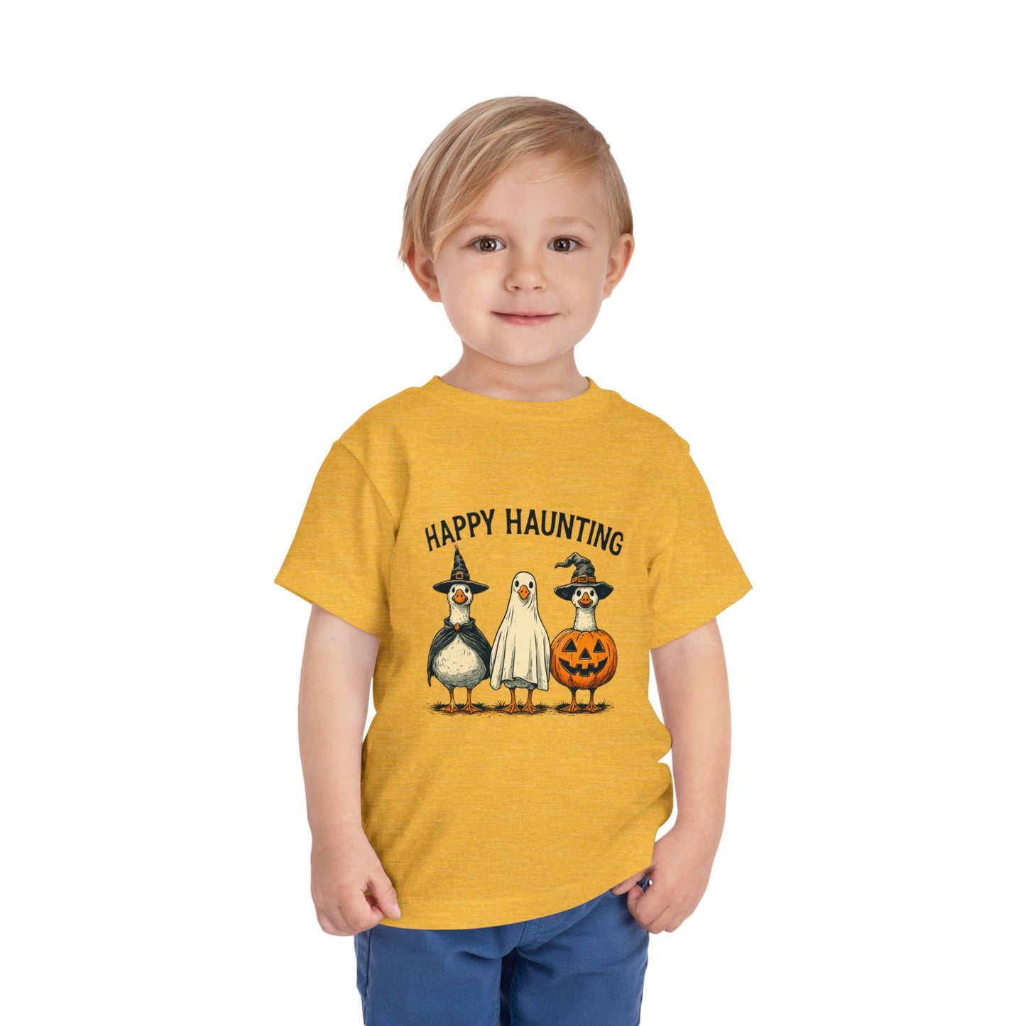Happy Haunting Goose Halloween Tee