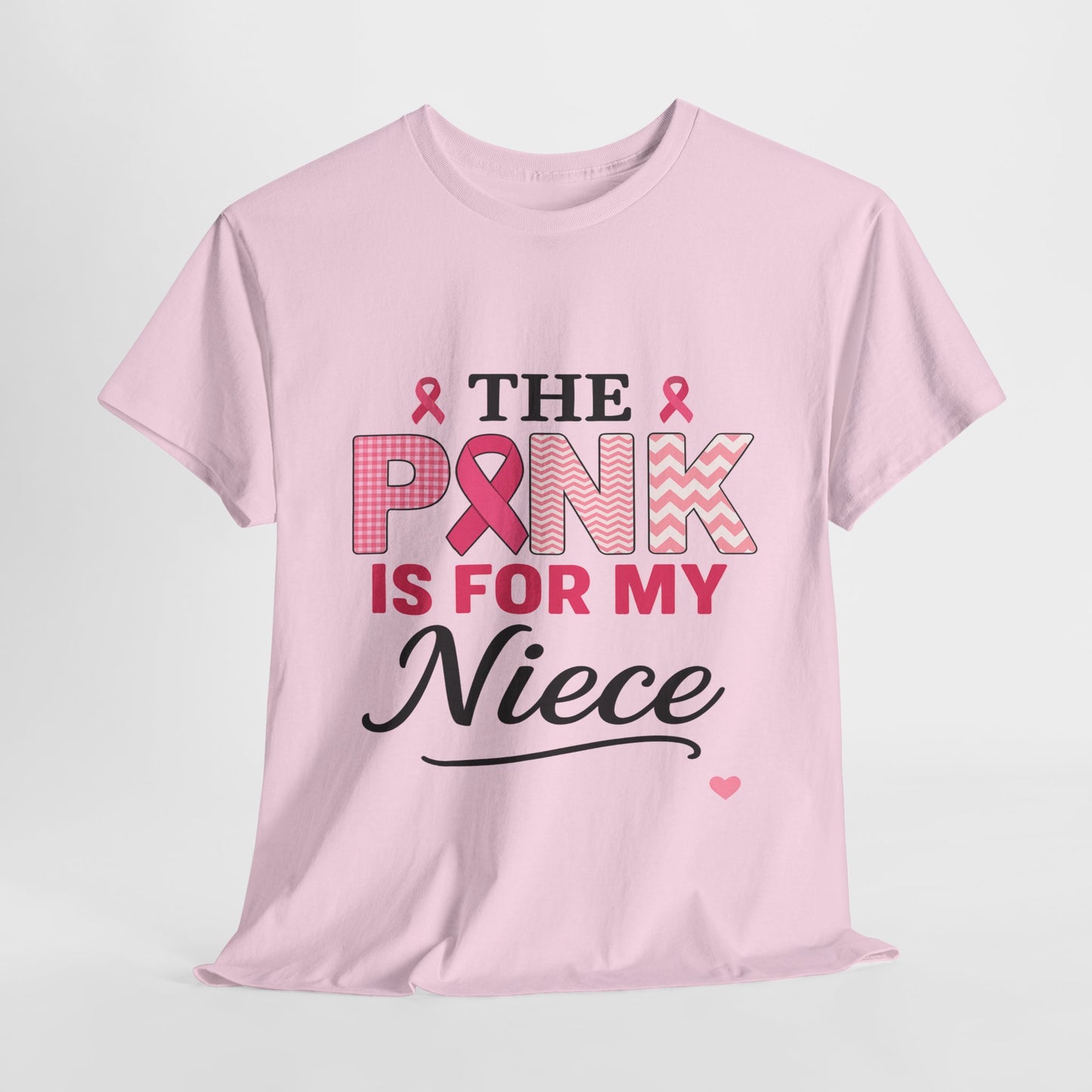 Pink Ribbon Niece Tee - Breast Cancer Awareness
