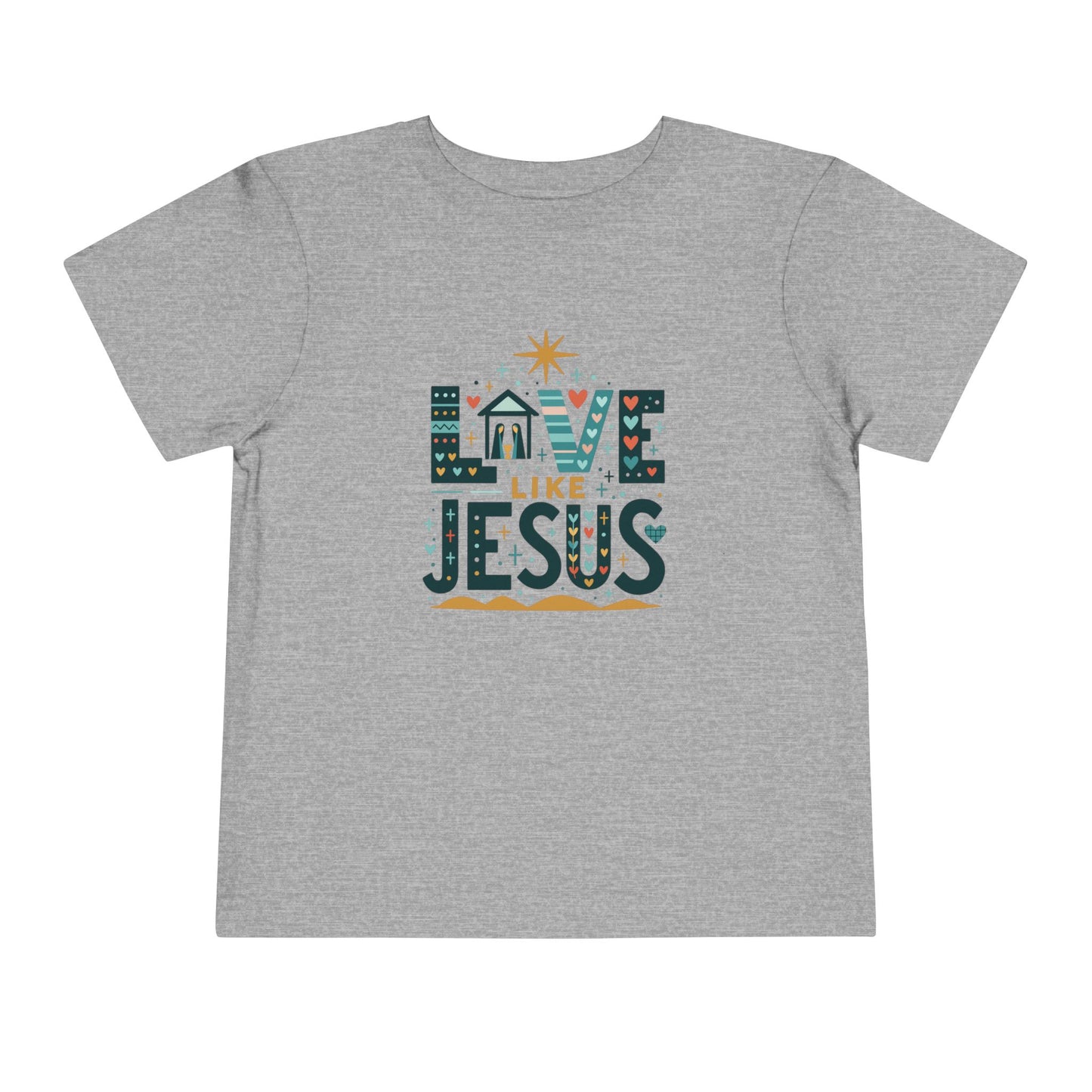 Love Like Jesus Christmas Tee - Toddler Holiday Shirt