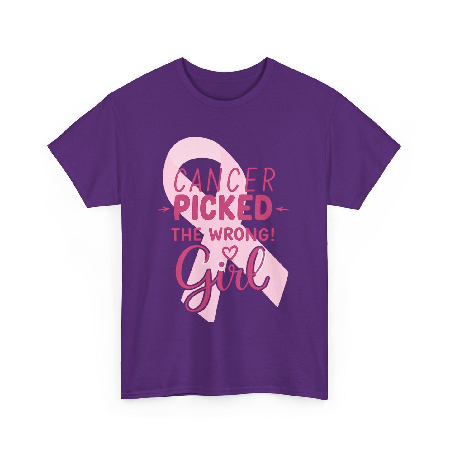 Cancer: The Wrong Picked Girl - Pink Ribbon Tee