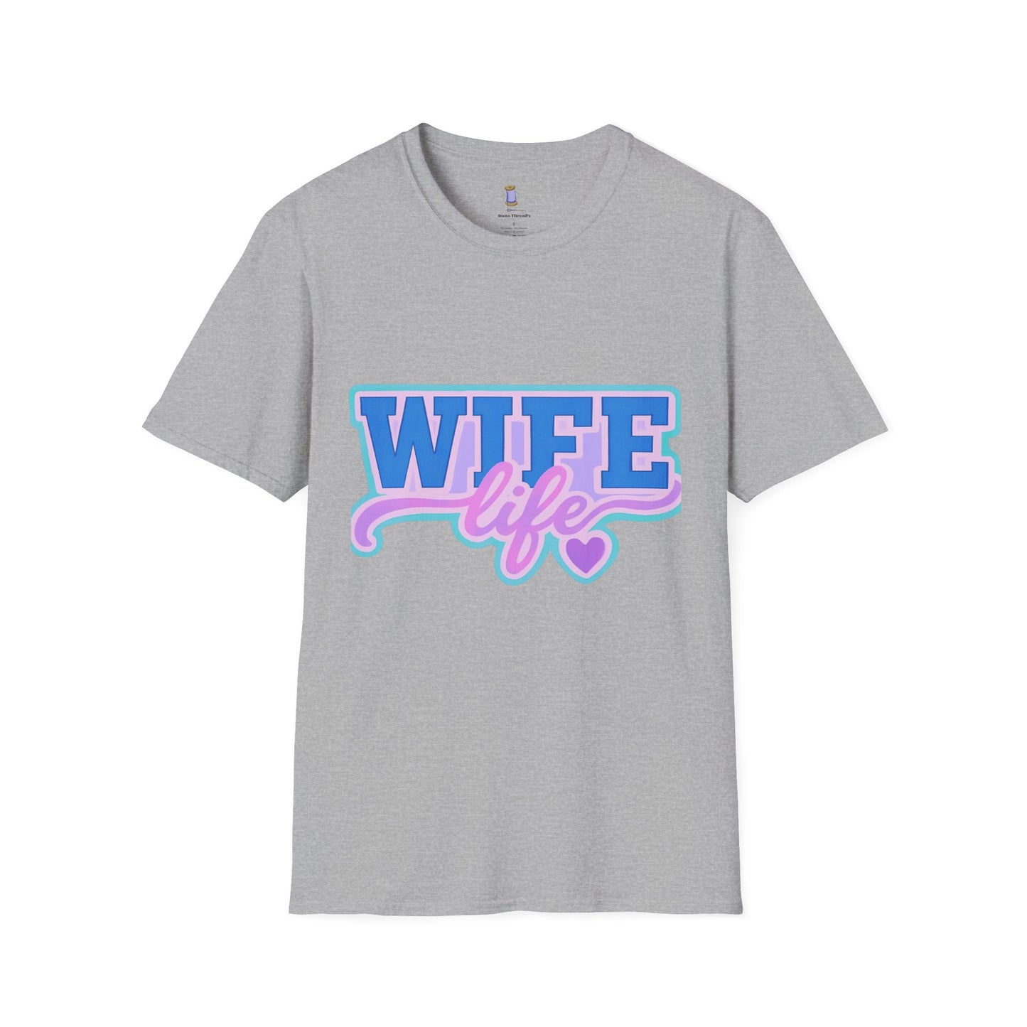 Wife Life T-Shirt, Cute Wife Tee, Unisex Graphic Shirt, Gift for Her, Couple's Apparel, Casual Wear, Birthday Gift