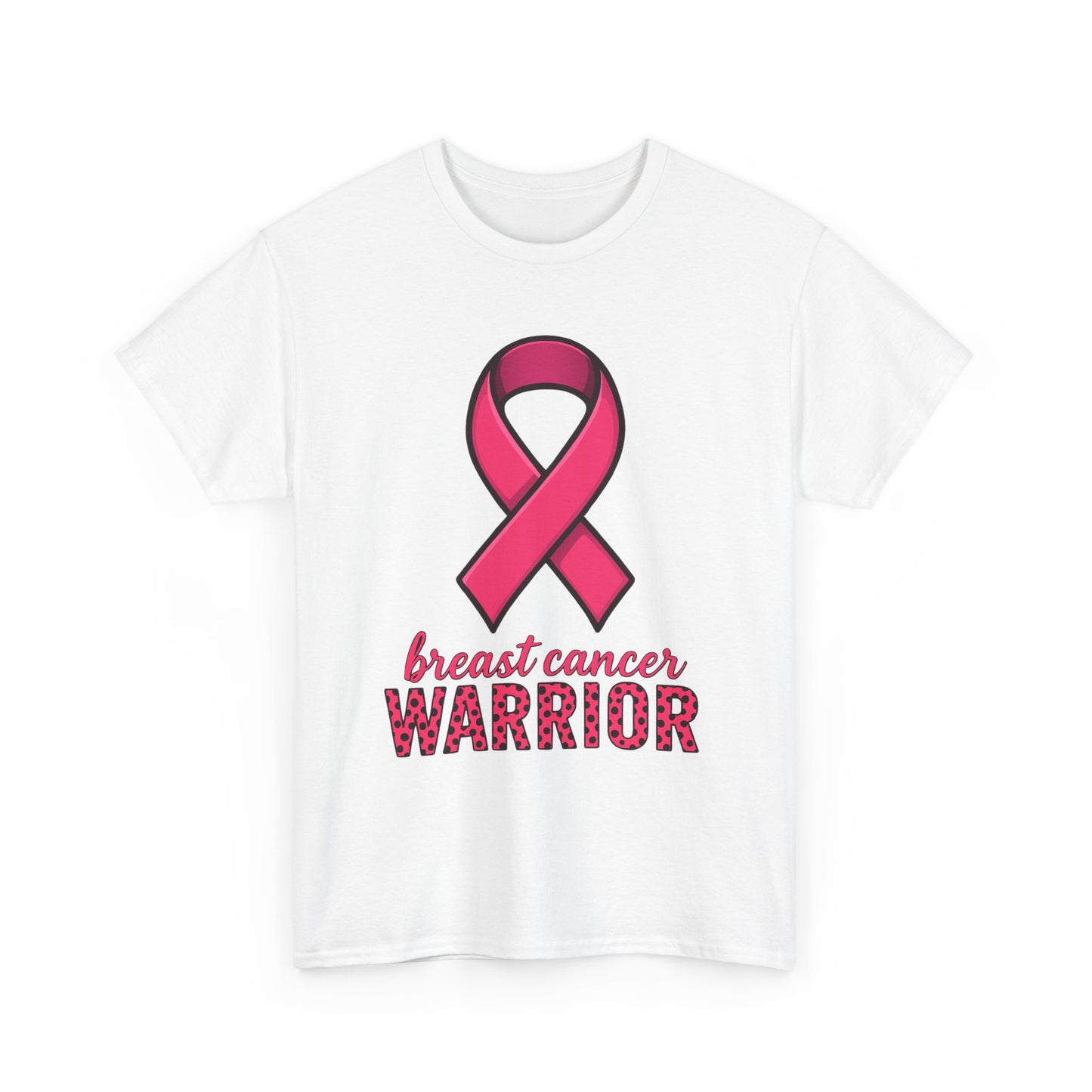 Breast Cancer Warrior Pink Ribbon Tee