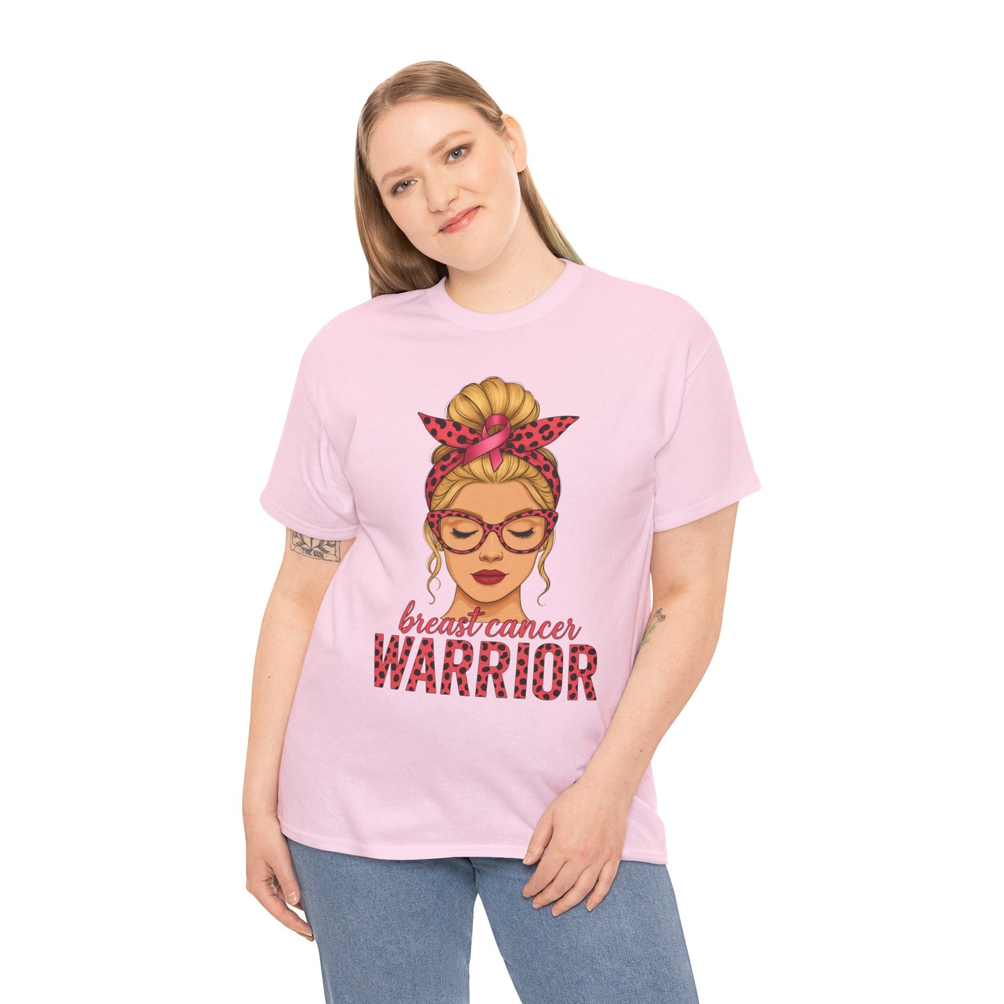 Breast Cancer Warrior Tee - Pink Ribbon Support