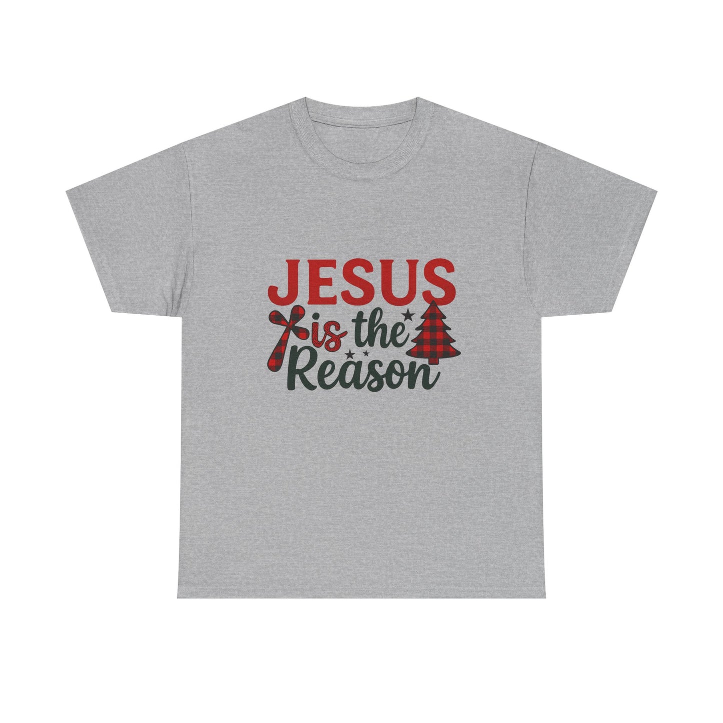 Jesus is the Reason Christmas Tee - Faith-Based Holiday Gift