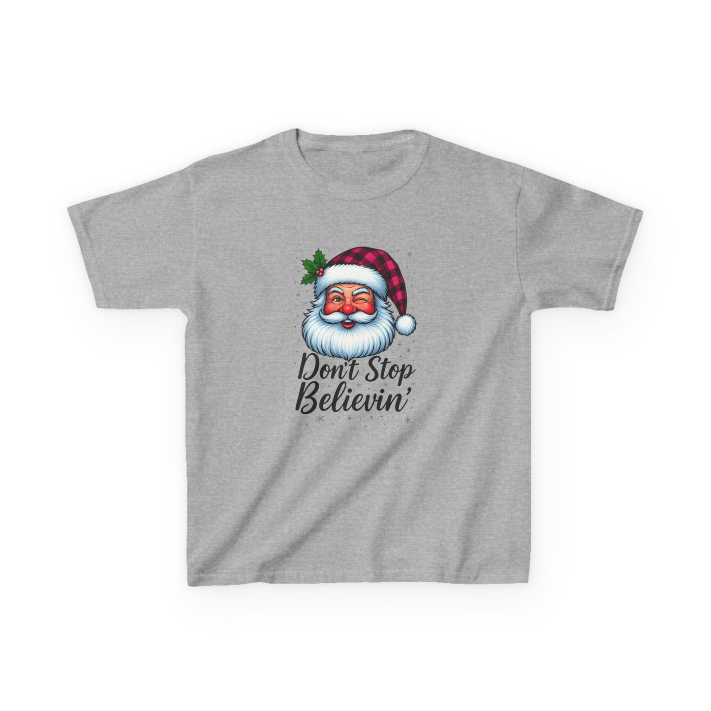 Santa Claus & Don't Stop Believin' Dinosaur Tee