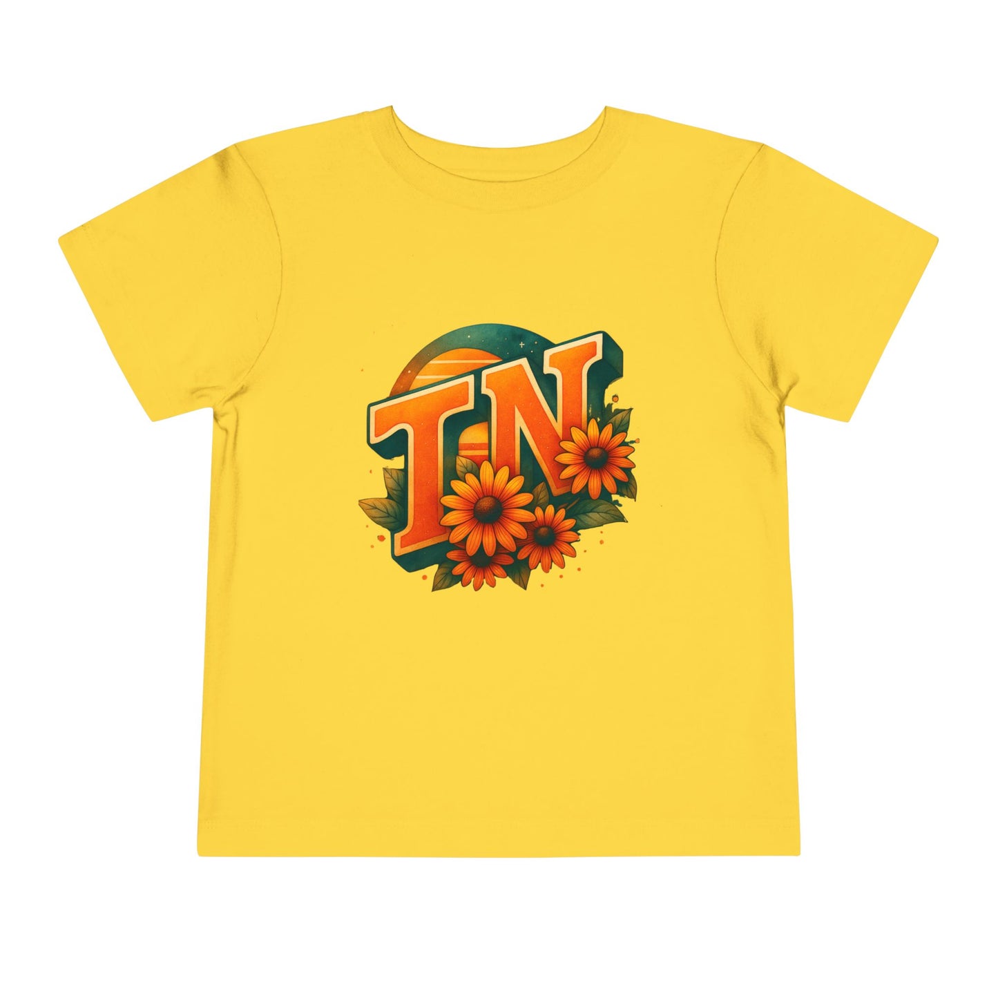 Toddler Tee Sunflower Sunset Design