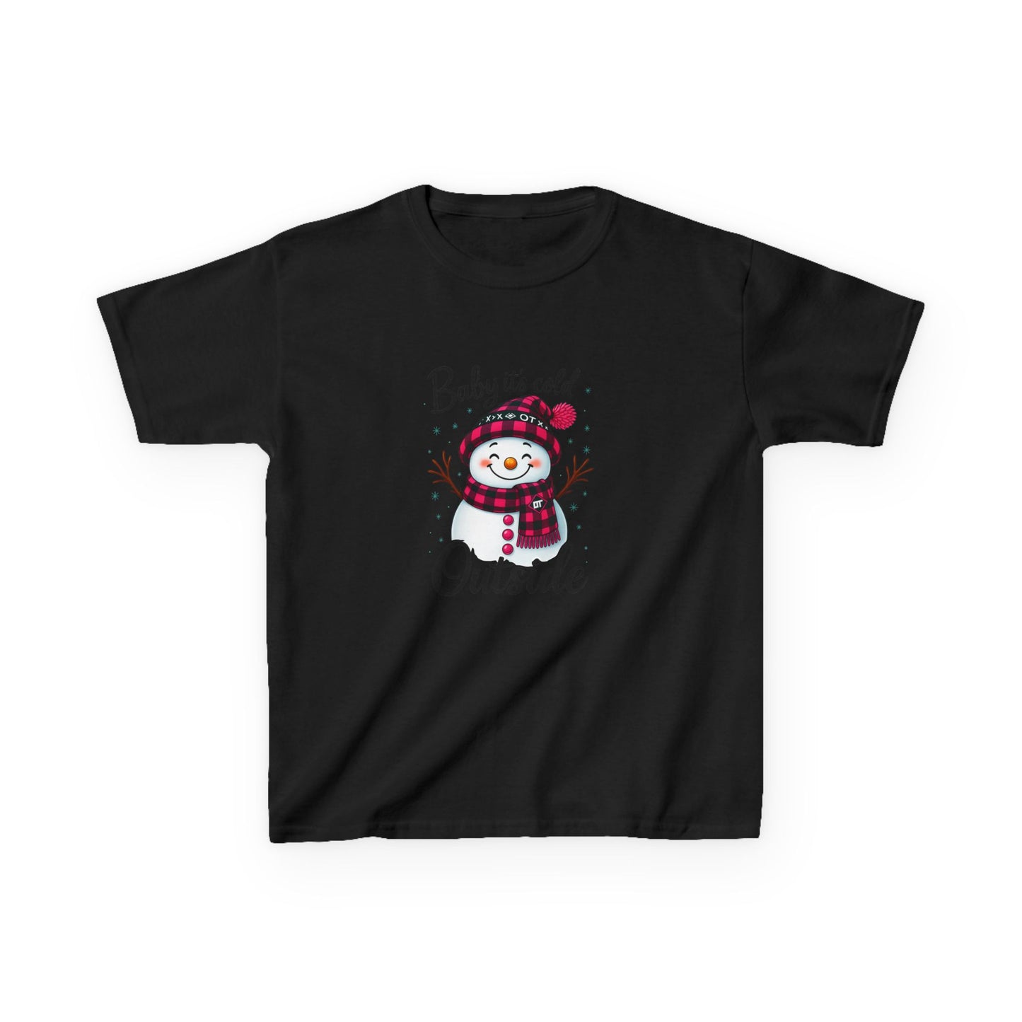 Snowman & Baby It's Cold Outside Kids Tee
