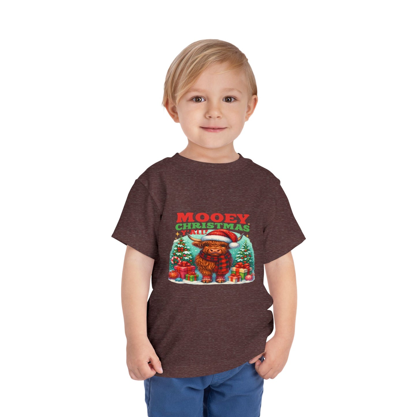Mooey Christmas Y'all! Toddler Tee