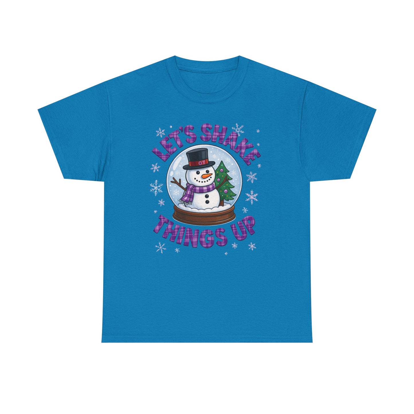 Snow Globe Tee with Let's Shake Things Up Design