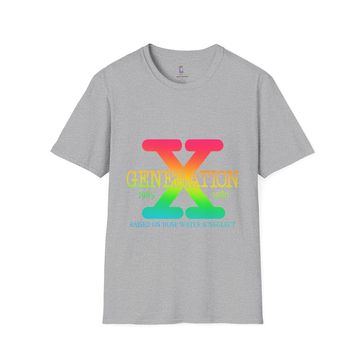 Retro Generation X T-Shirt, Unisex Graphic Tee, Vintage Style Shirt, Casual Wear, Gift for 90s Kids, Nostalgia Apparel