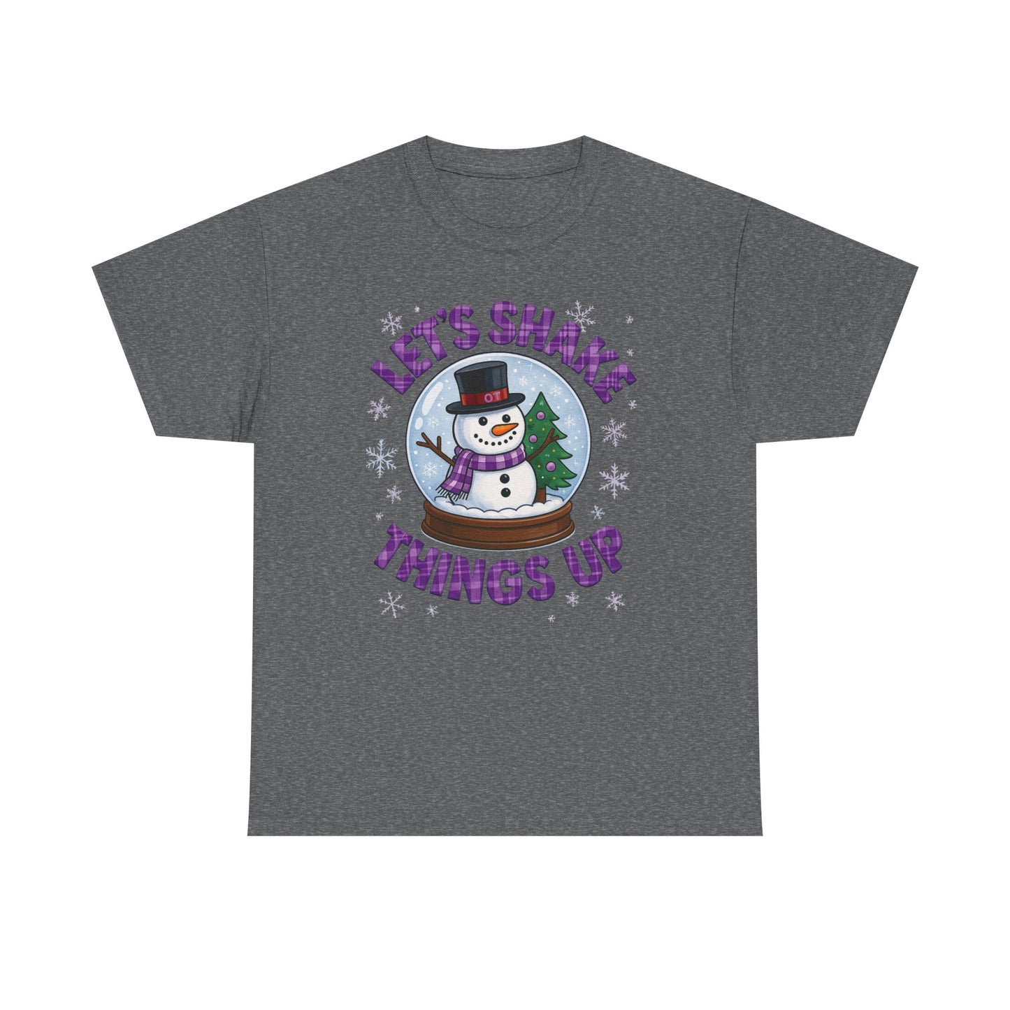 Snow Globe Tee with Let's Shake Things Up Design