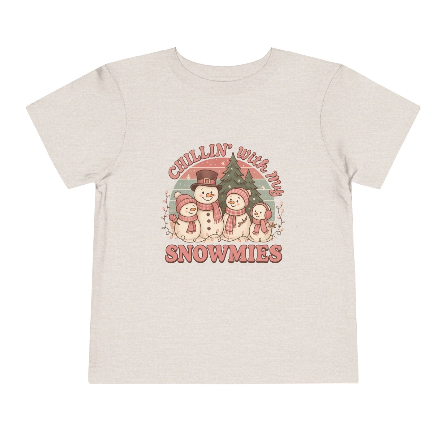 Chillin' Snowmies Toddler Christmas Tee