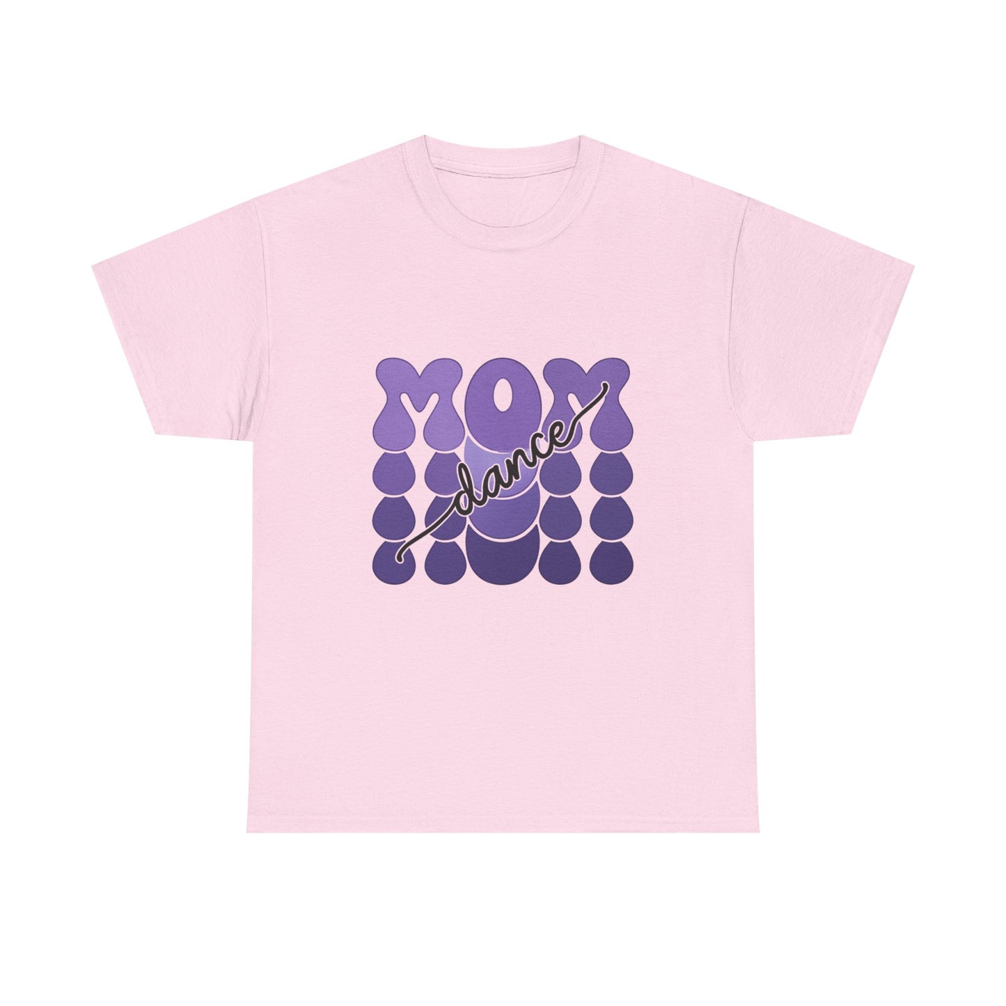MOM Dance – Purple Letter Stage Spirit Tee