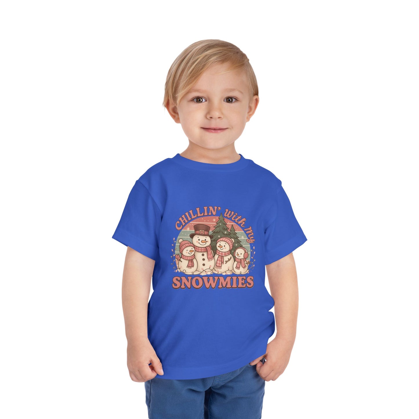 Chillin' Snowmies Toddler Christmas Tee