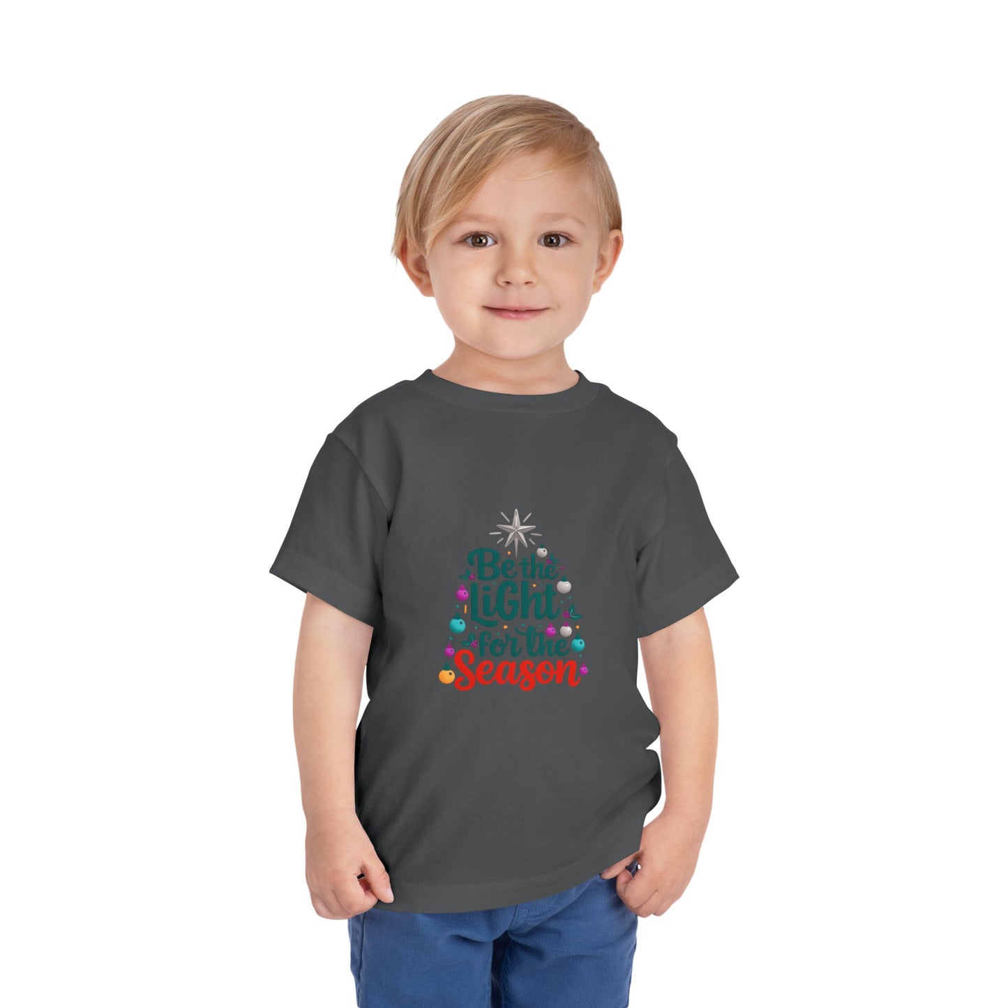 Be the Light Toddler Christmas Tee