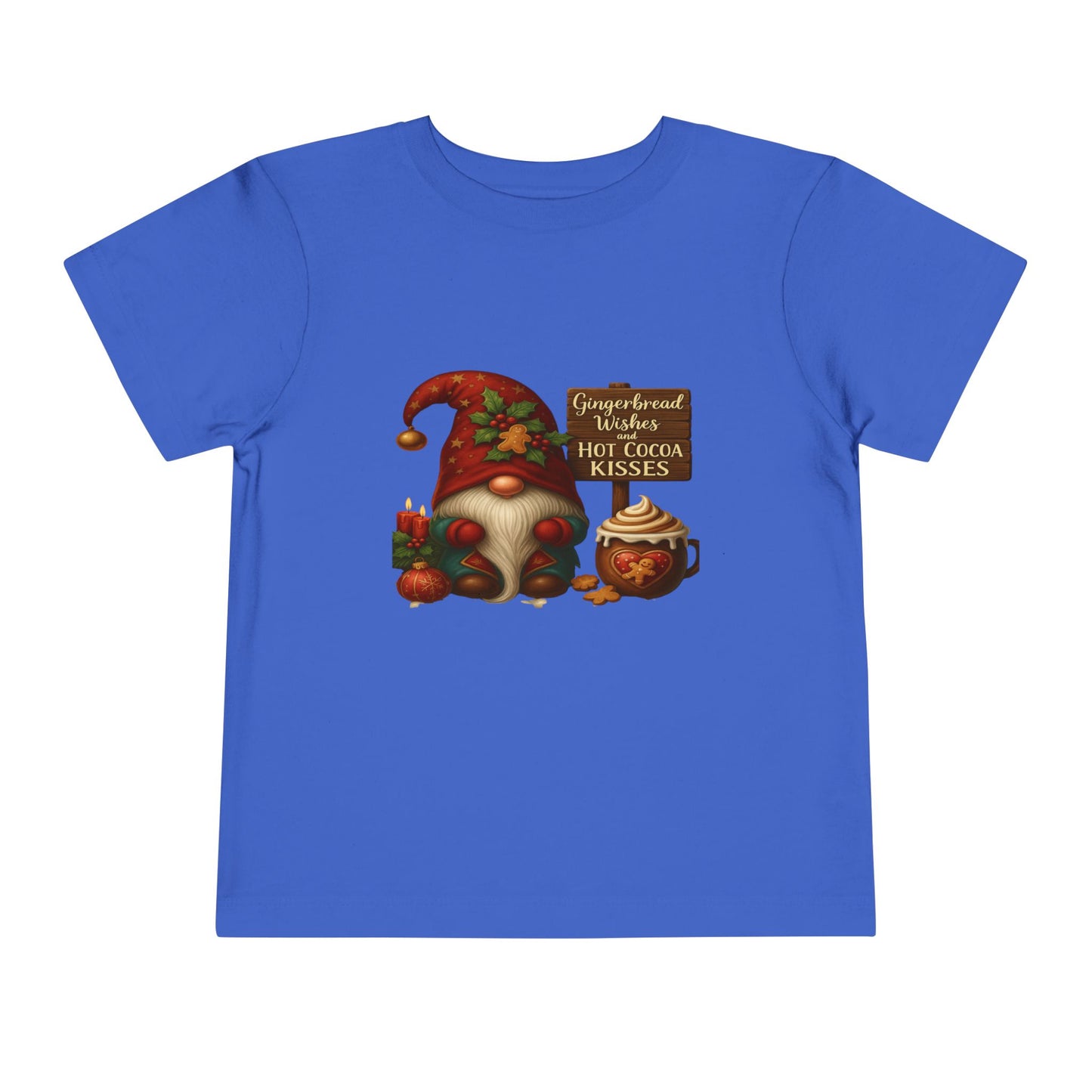 Gnome's Gingerbread Wishes Toddler Christmas Tee