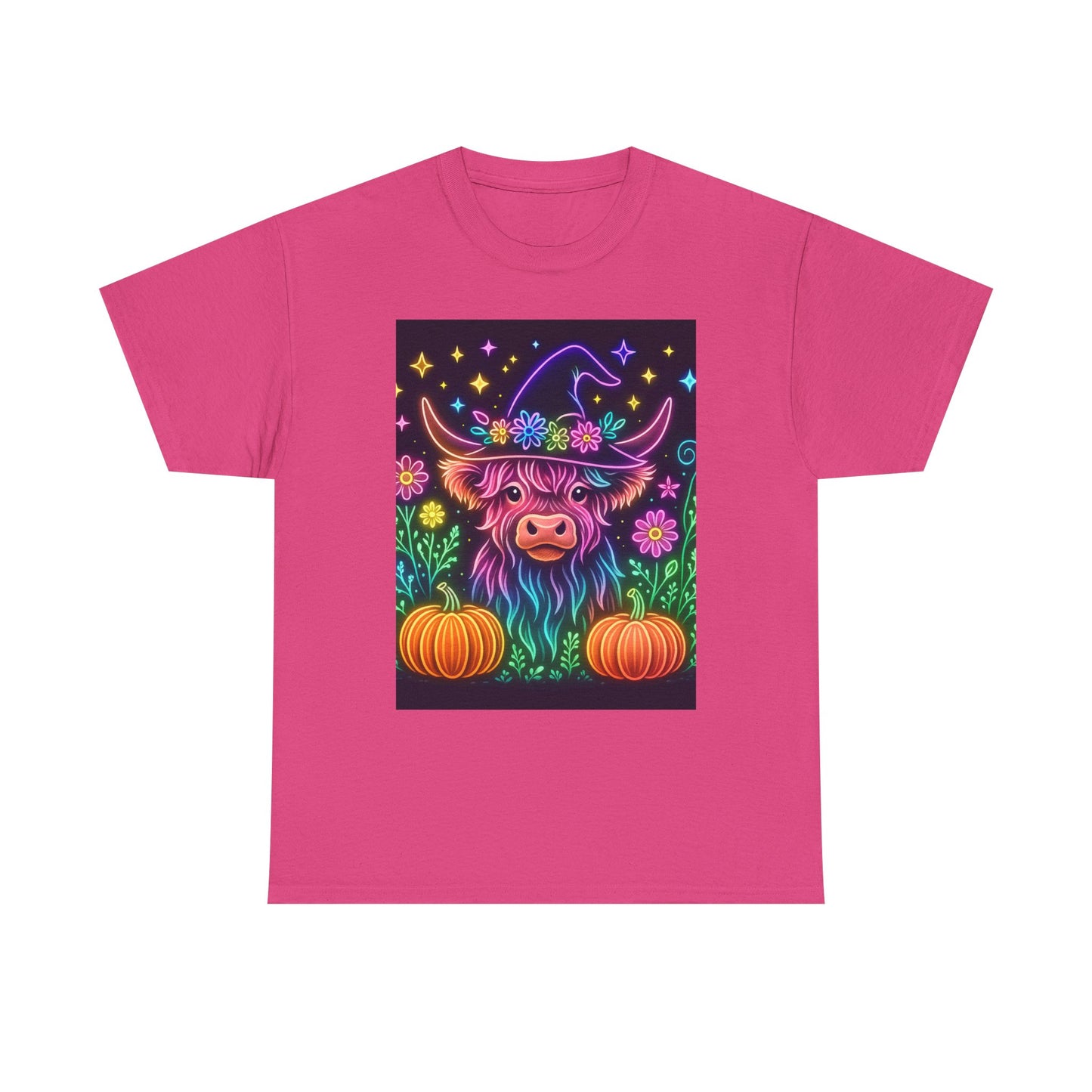 Neon Halloween Highland Tee