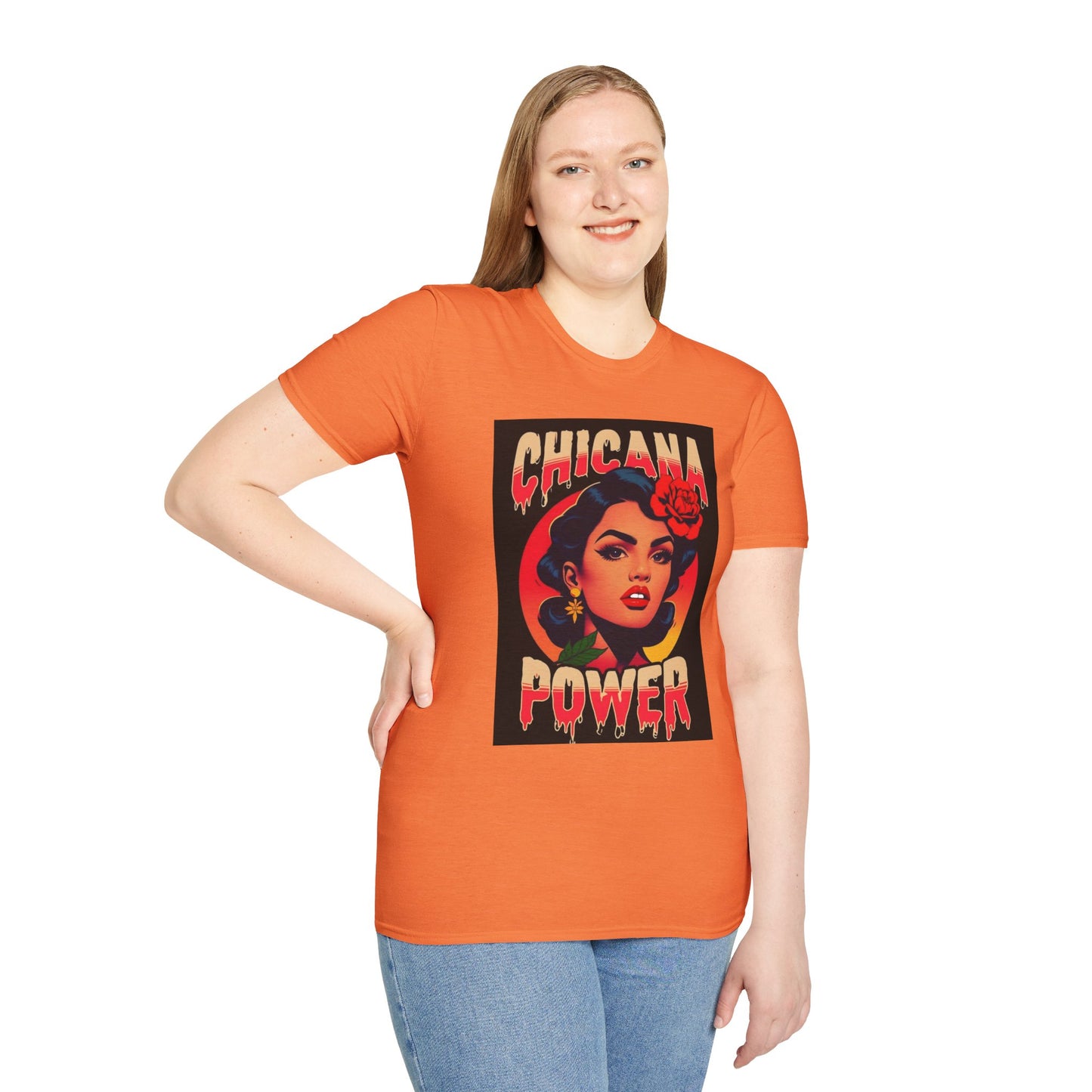 Chicana Power Unisex T-Shirt | Empowerment Tee, Gift for Activists, Cultural Pride, Vintage Style Shirt, Everyday Wear