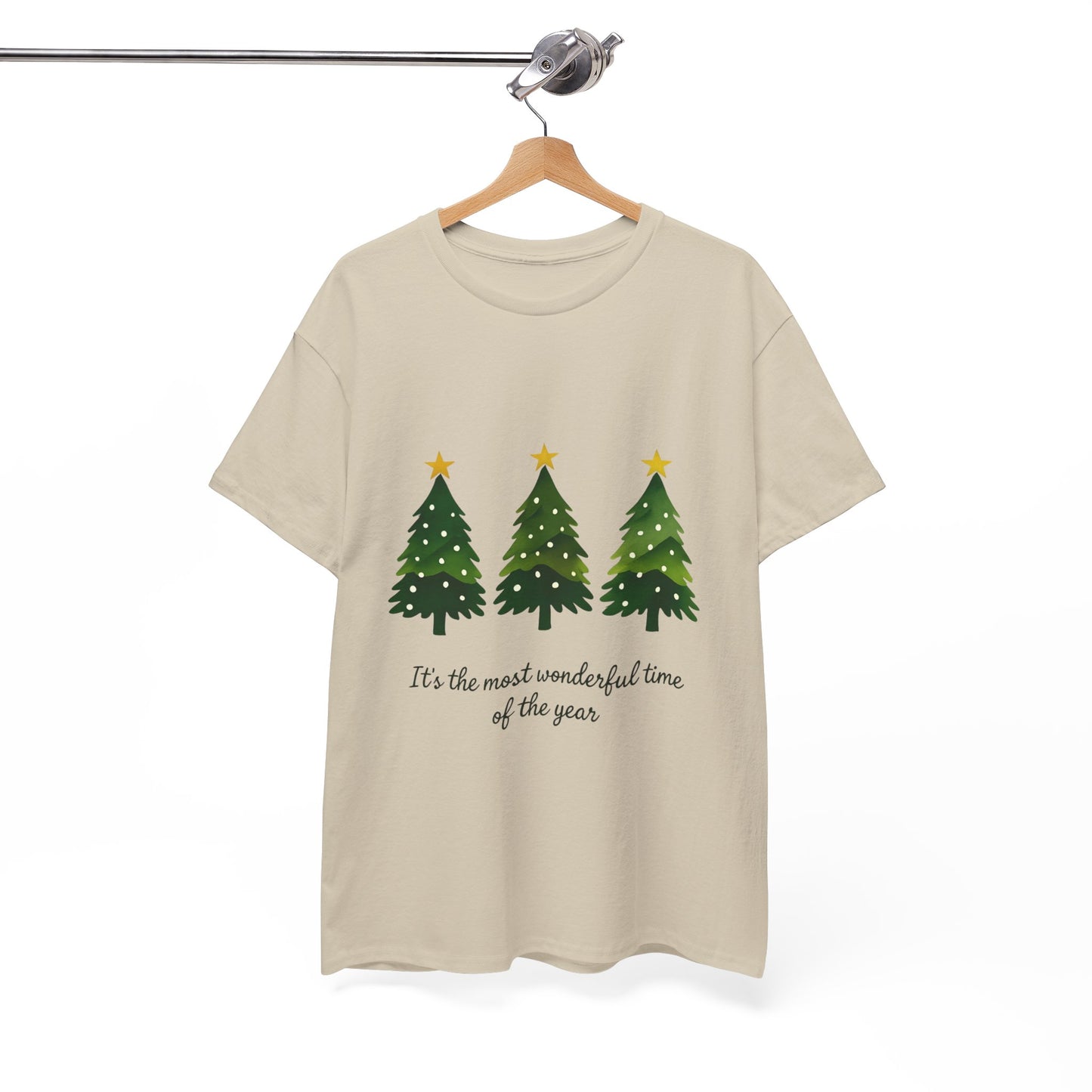 Christmas Tee - Festive Watercolor Trees Holiday Shirt