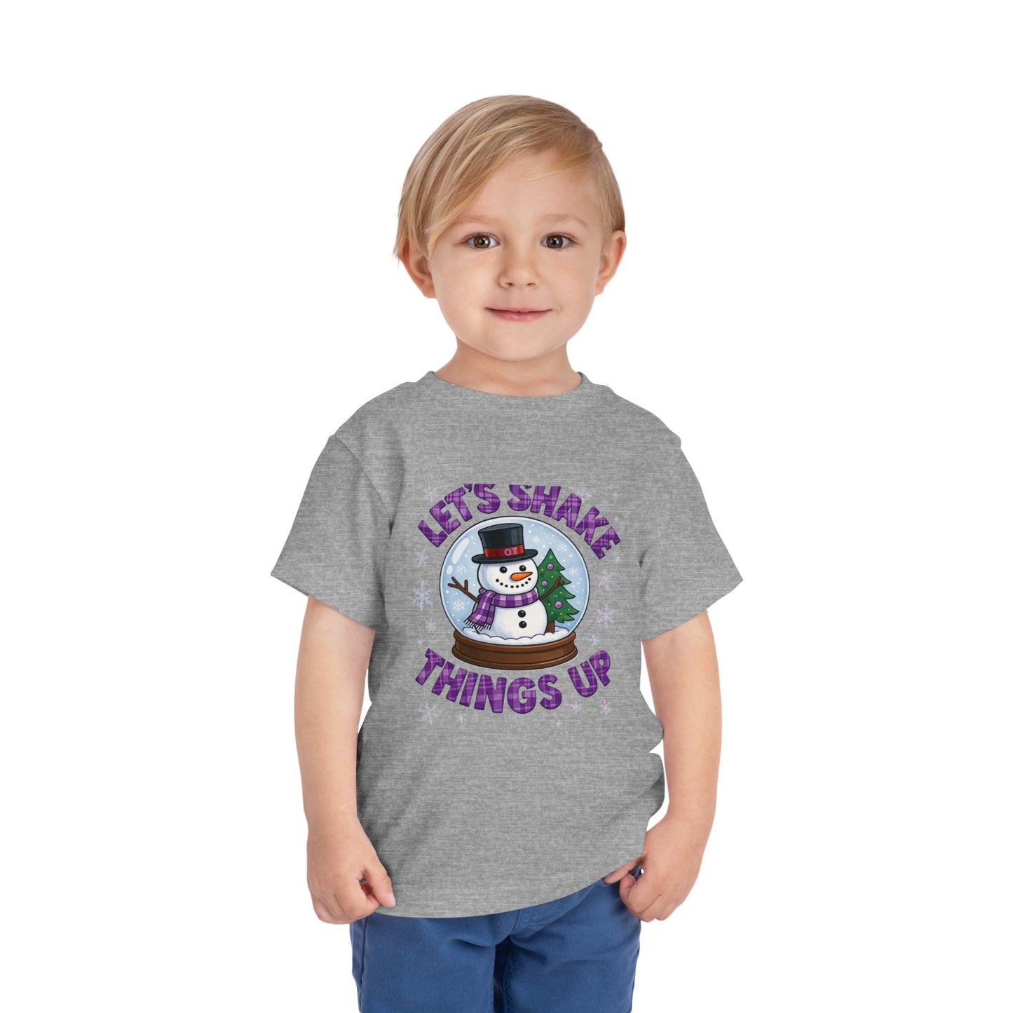 Shake Things Up! Snowman Christmas Toddler Tee