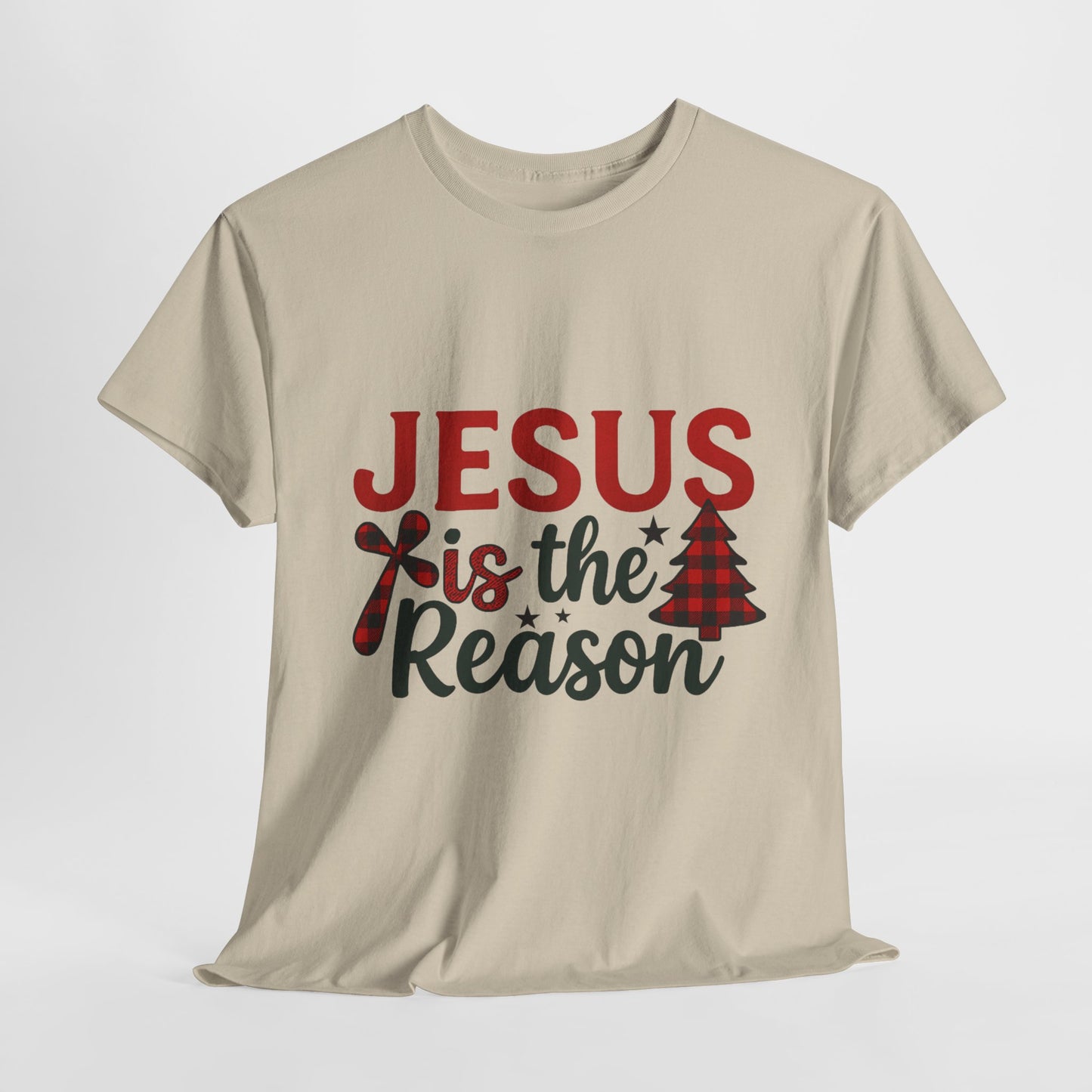 Jesus is the Reason Christmas Tee - Faith-Based Holiday Gift