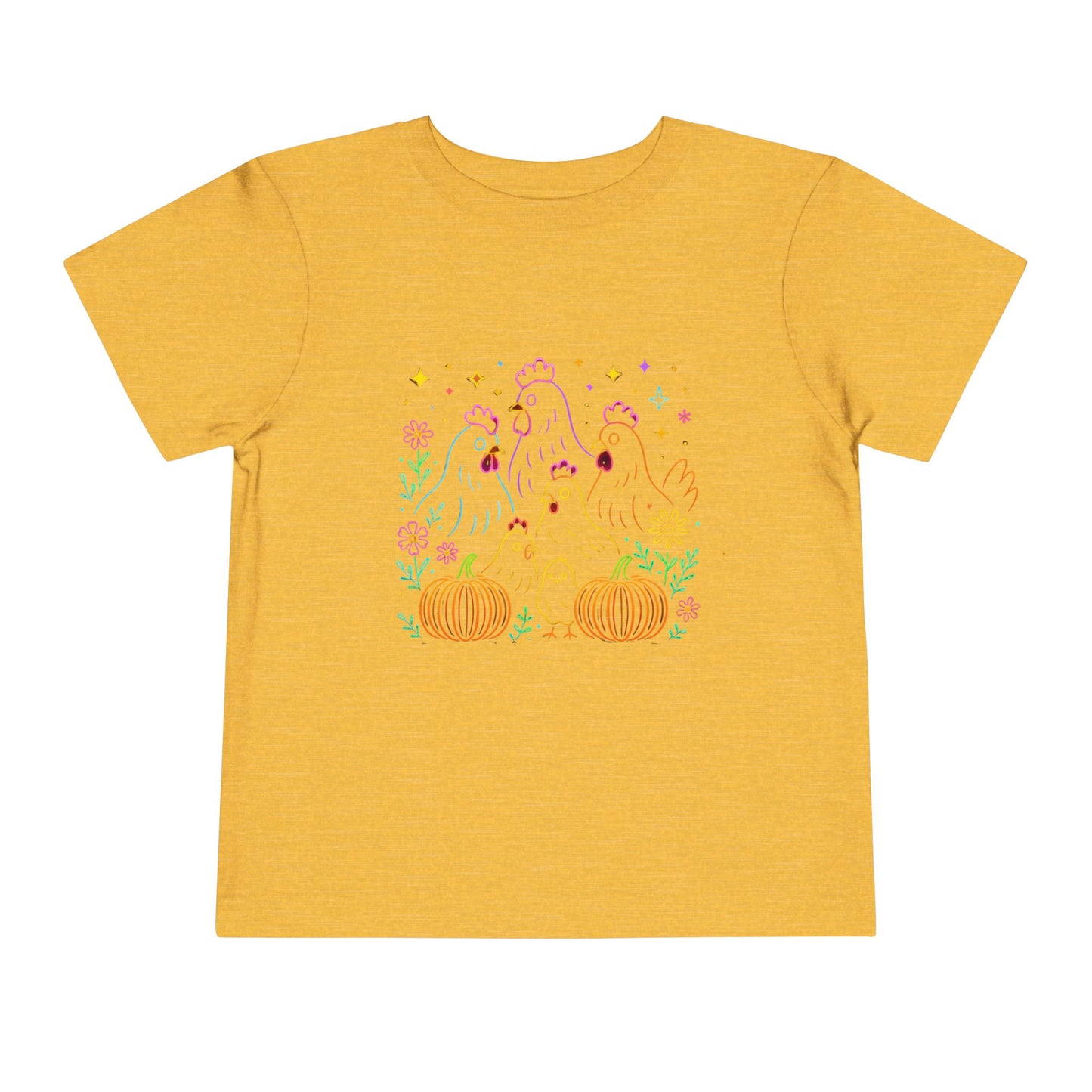 Chicken & Pumpkins Toddler Christmas Tee