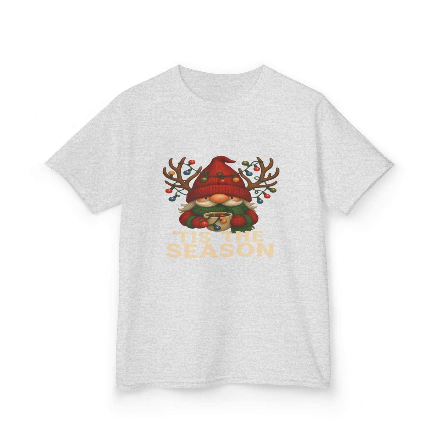 Gnome Dino 'Tis The Season Kids Christmas Tee