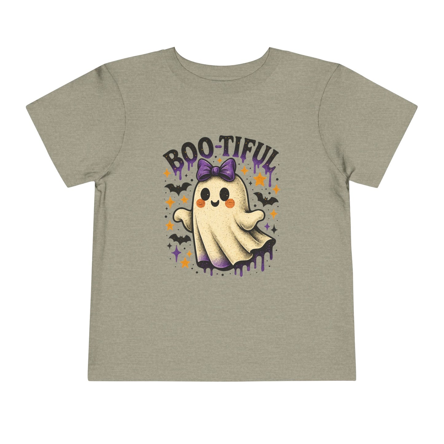 Boo-tiful Ghost Halloween Toddler Tee