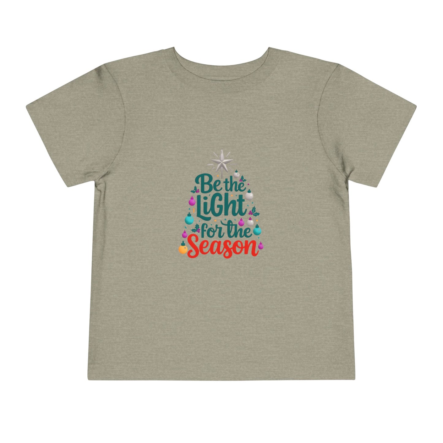 Be the Light Toddler Christmas Tee