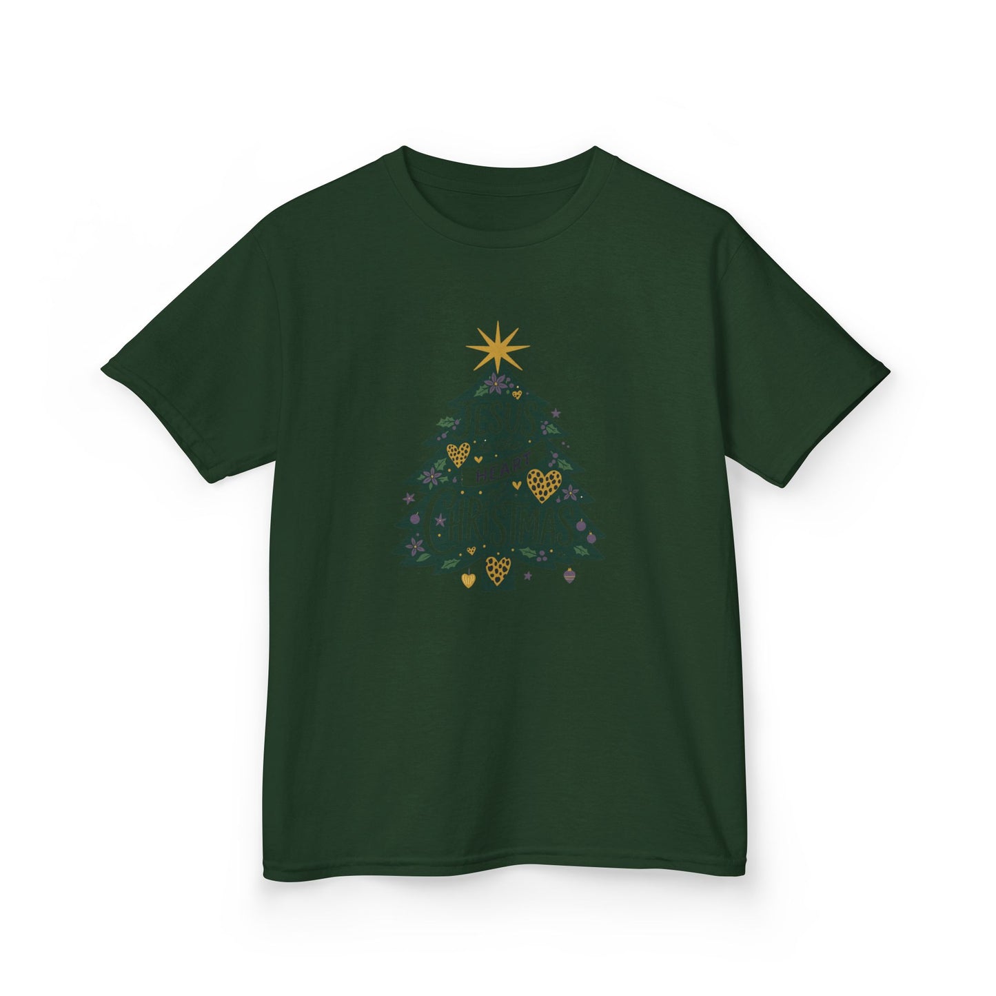 Jesus is the Heart of Christmas Dino Tee