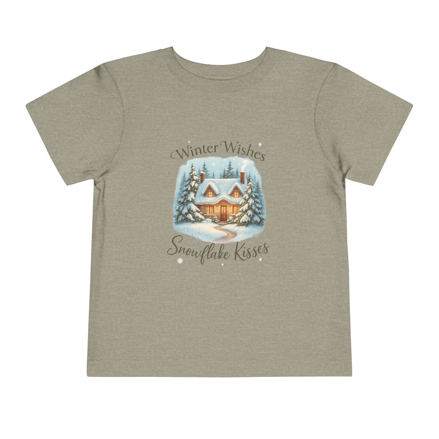 Winter Wishes Cottage Christmas Tee - Toddler Holiday