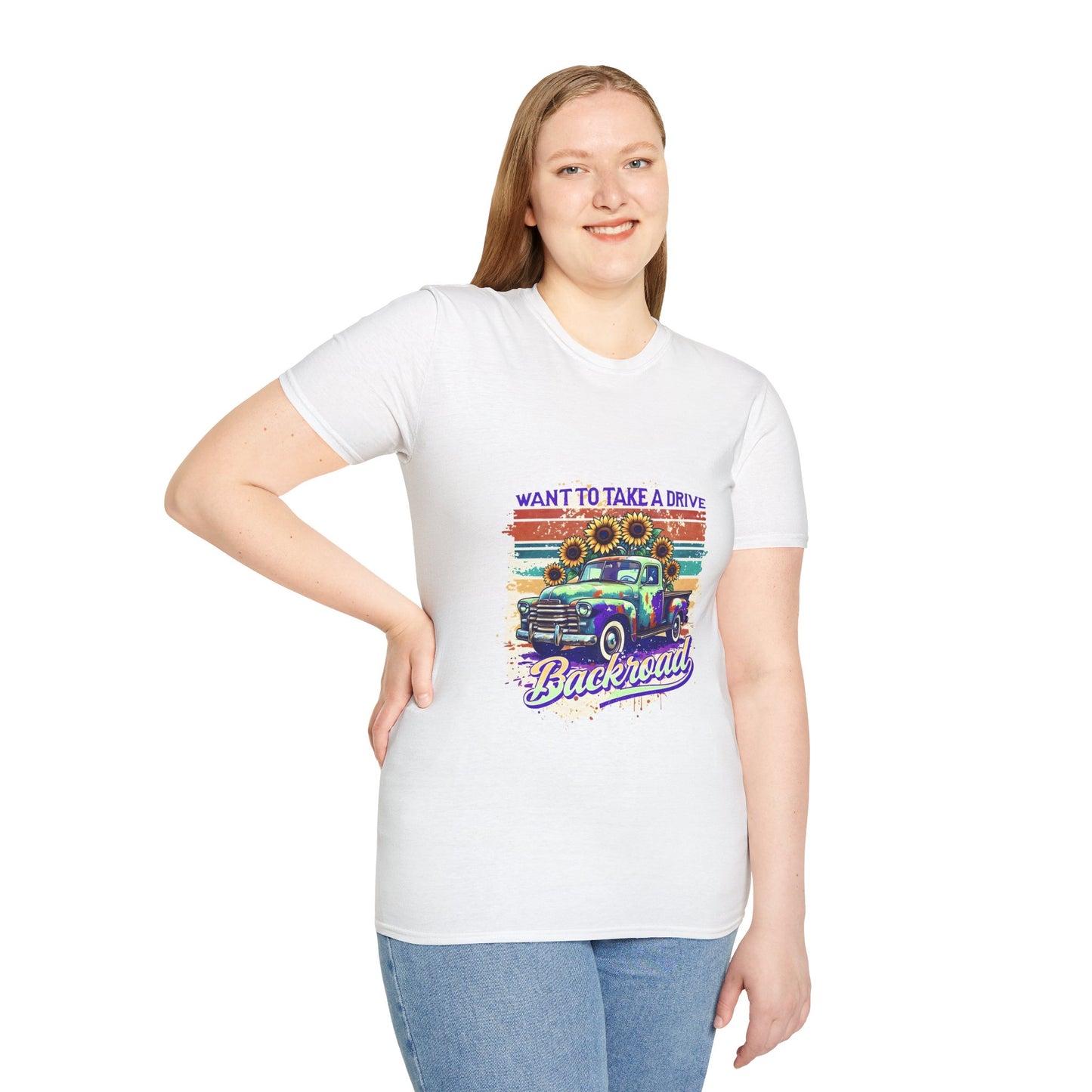 Retro Drive Unisex T-Shirt, Casual Tee, Vintage Car Shirt, Gift for Road Trip Lovers, Summer Style, Outdoor Adventure Apparel