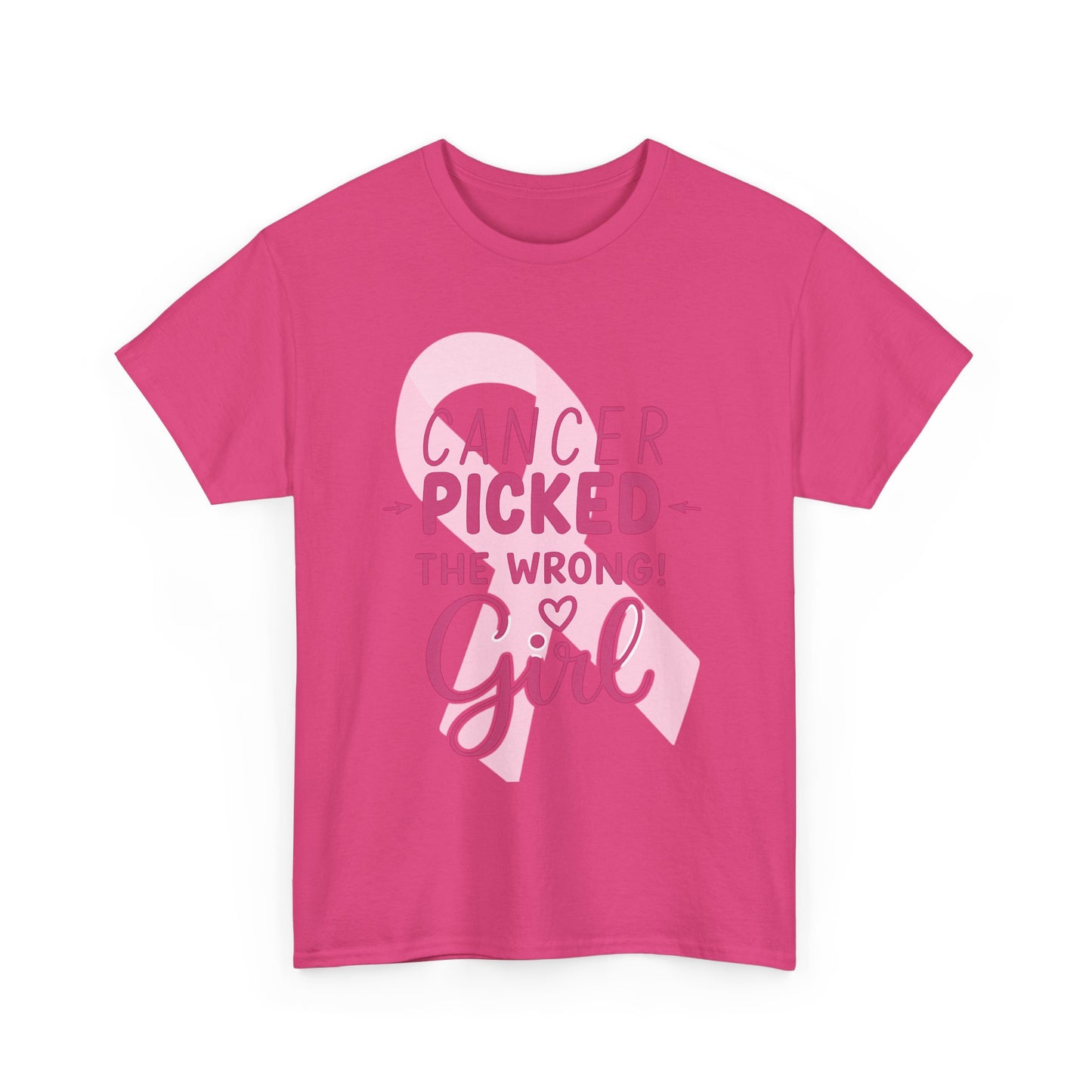 Cancer: The Wrong Picked Girl - Pink Ribbon Tee