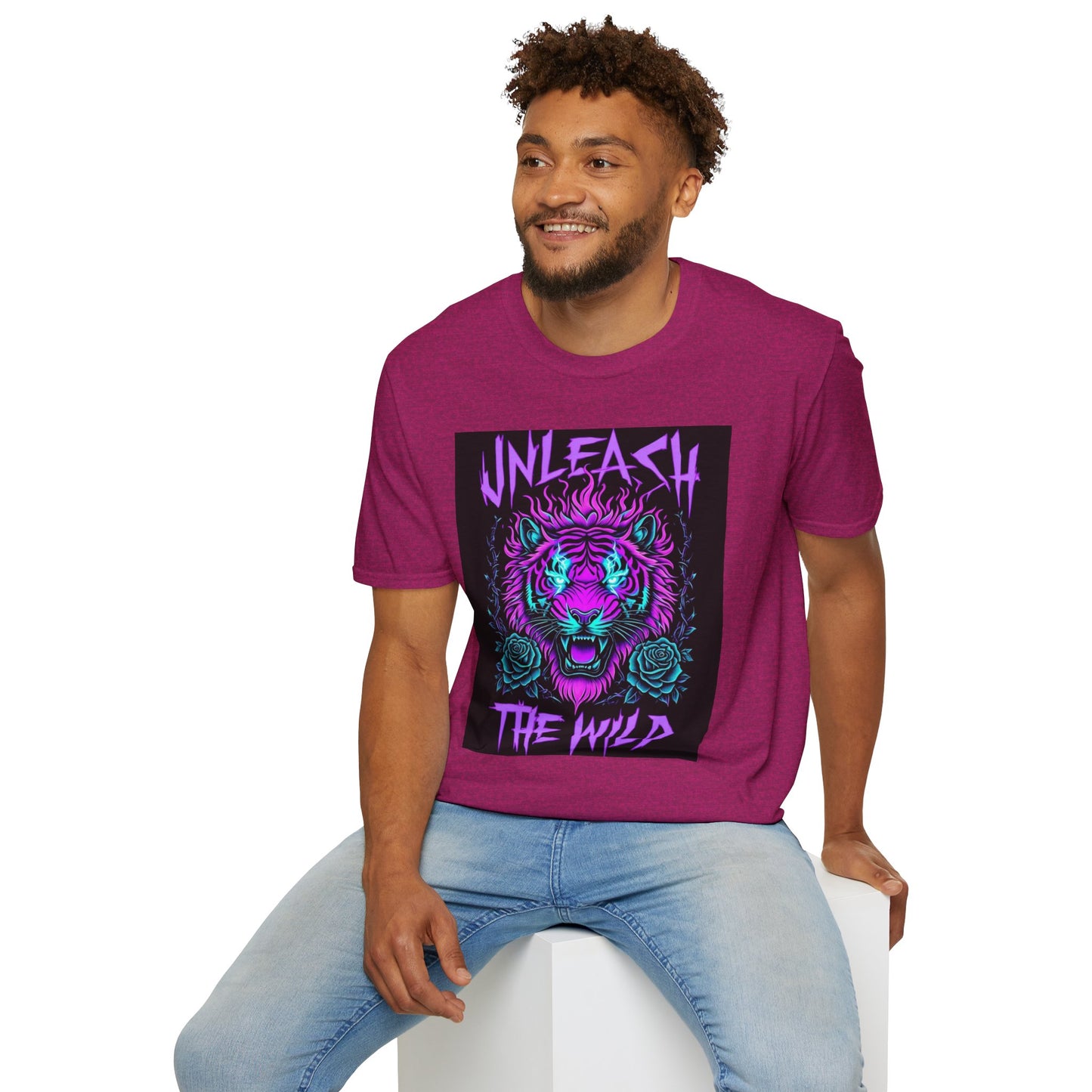 Unleash the Wild Graphic Tee | Cool Graphic Shirt, Unisex T-Shirt, Animal Lover Gift, Nature-Inspired Fashion, Festival Wear