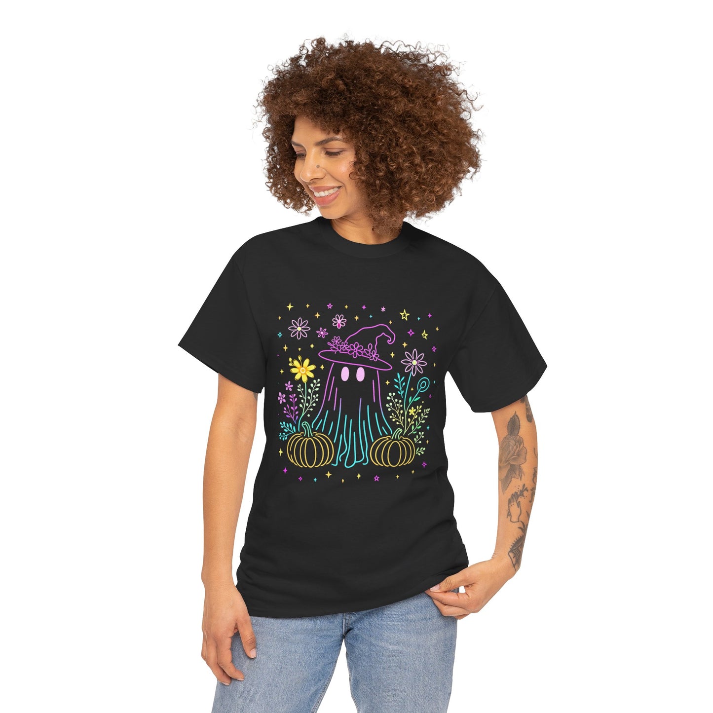 Pastel Ghost Witch Hat Tee