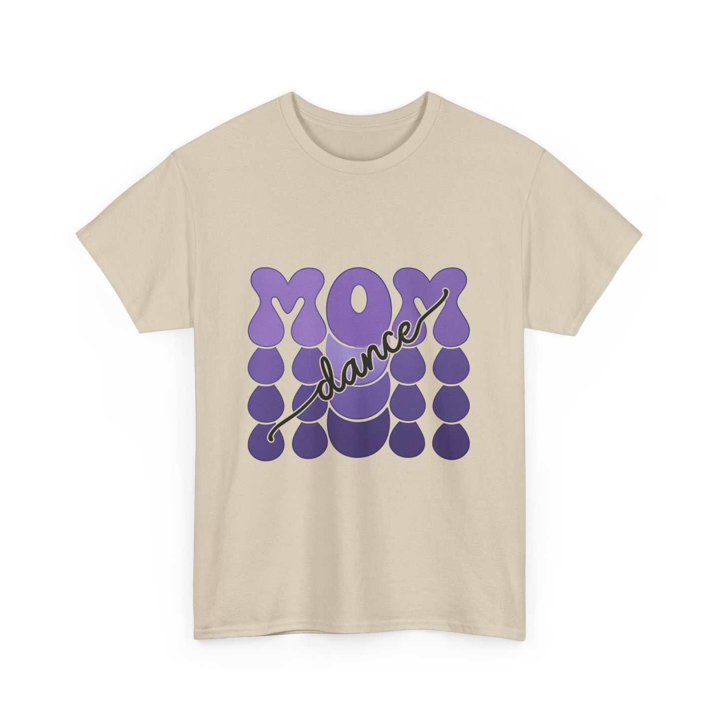 MOM Dance – Purple Letter Stage Spirit Tee