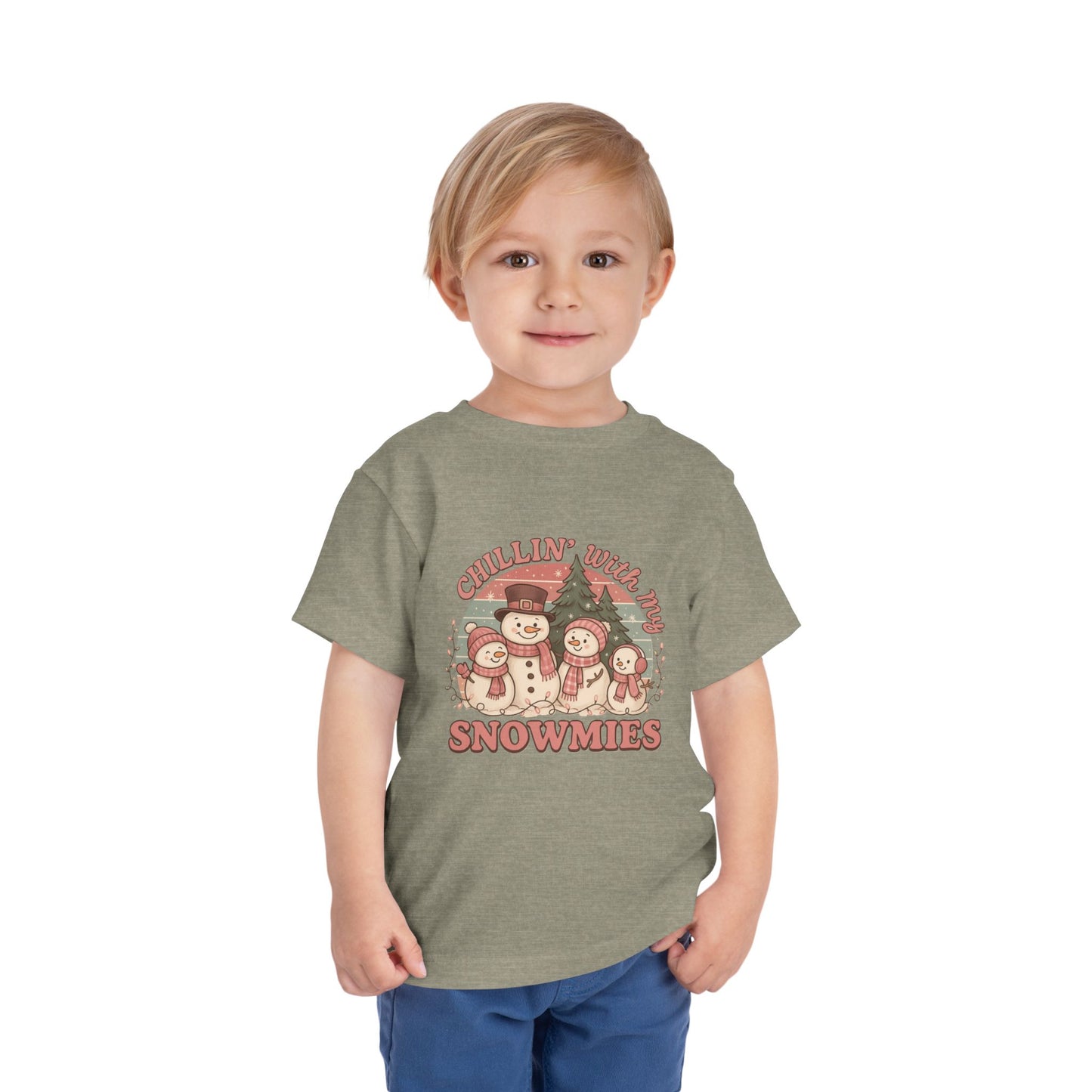 Chillin' Snowmies Toddler Christmas Tee