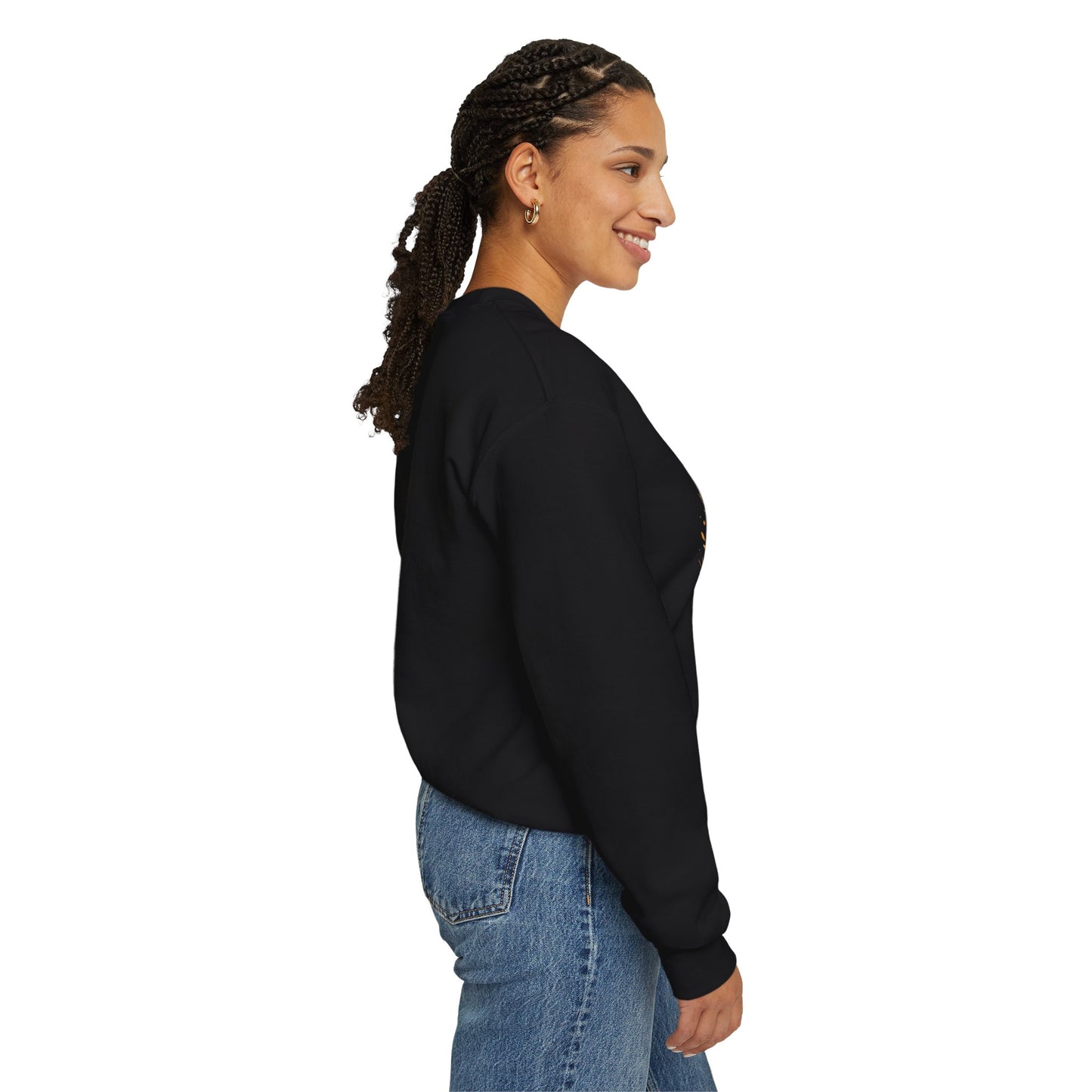 Halloween Ghost Crewneck Sweatshirt, Cozy Fall Apparel, Cute Ghost Design, Pumpkin Sweatshirt, Unisex Halloween Gift