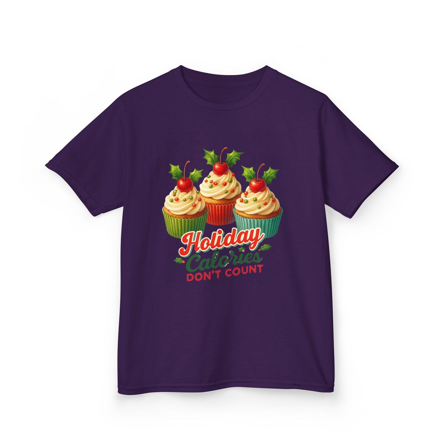 Holiday Cupcake Dino Tee - Christmas Fun!