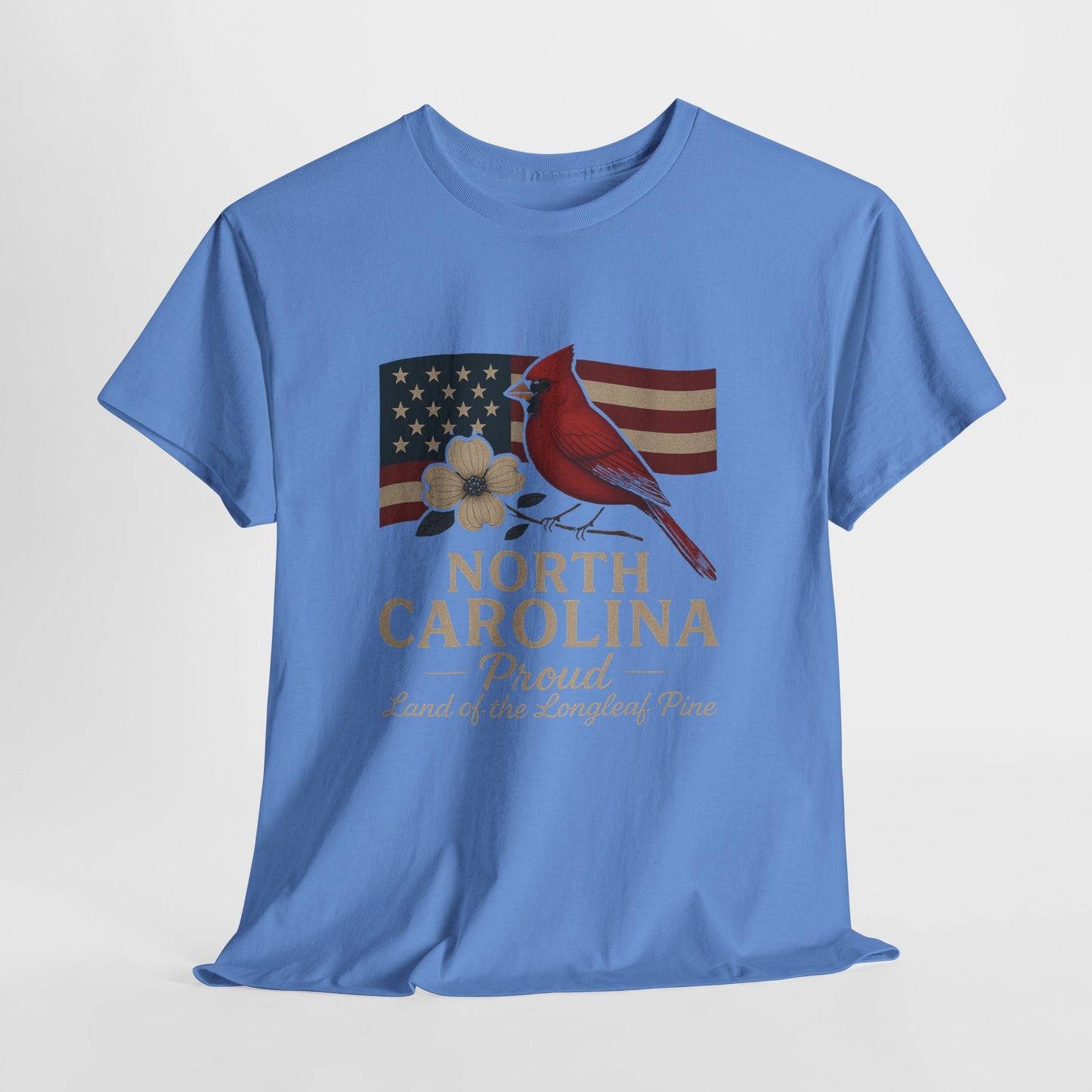 NC Pride: Cardinal, Dogwood & State Flag Tee
