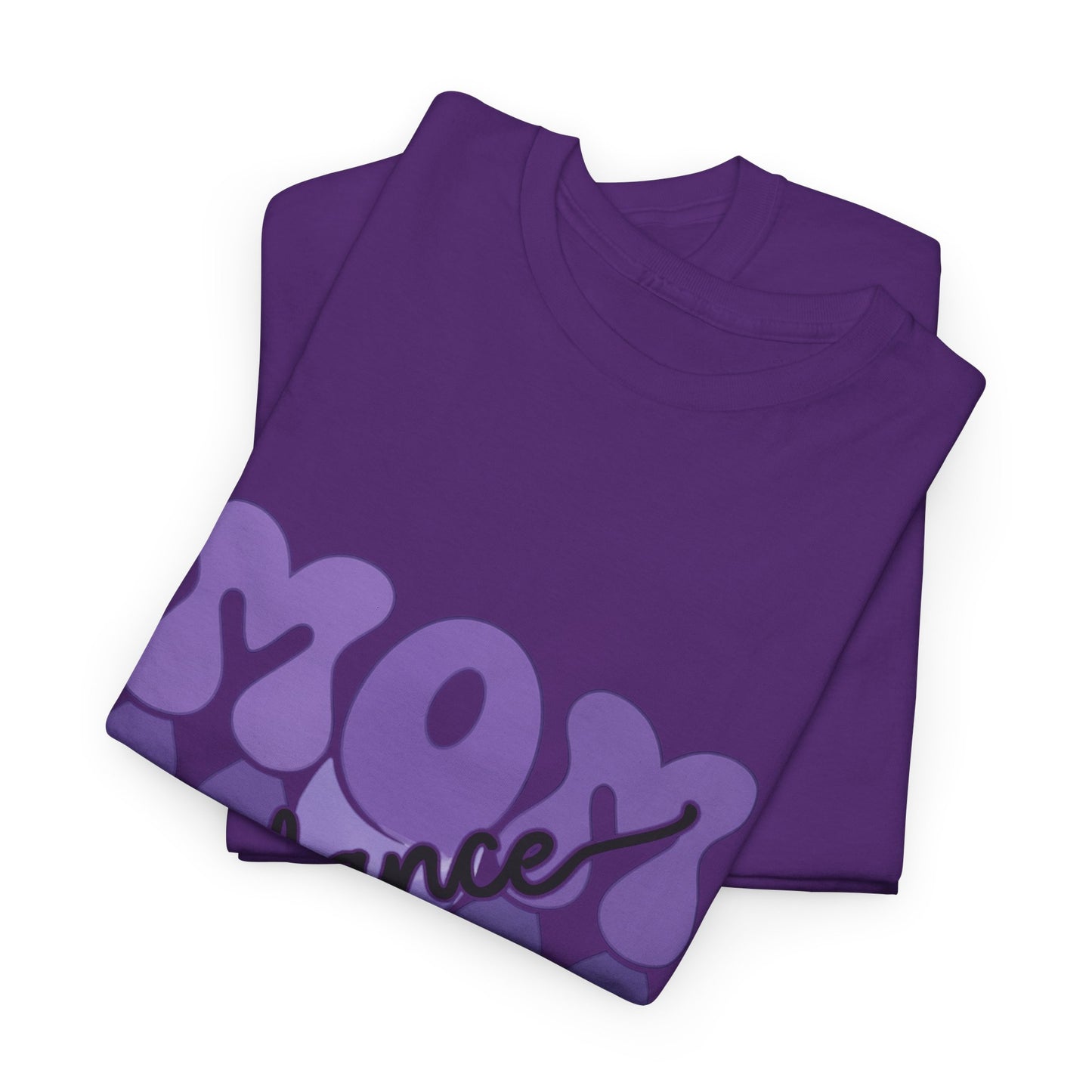 MOM Dance – Purple Letter Stage Spirit Tee