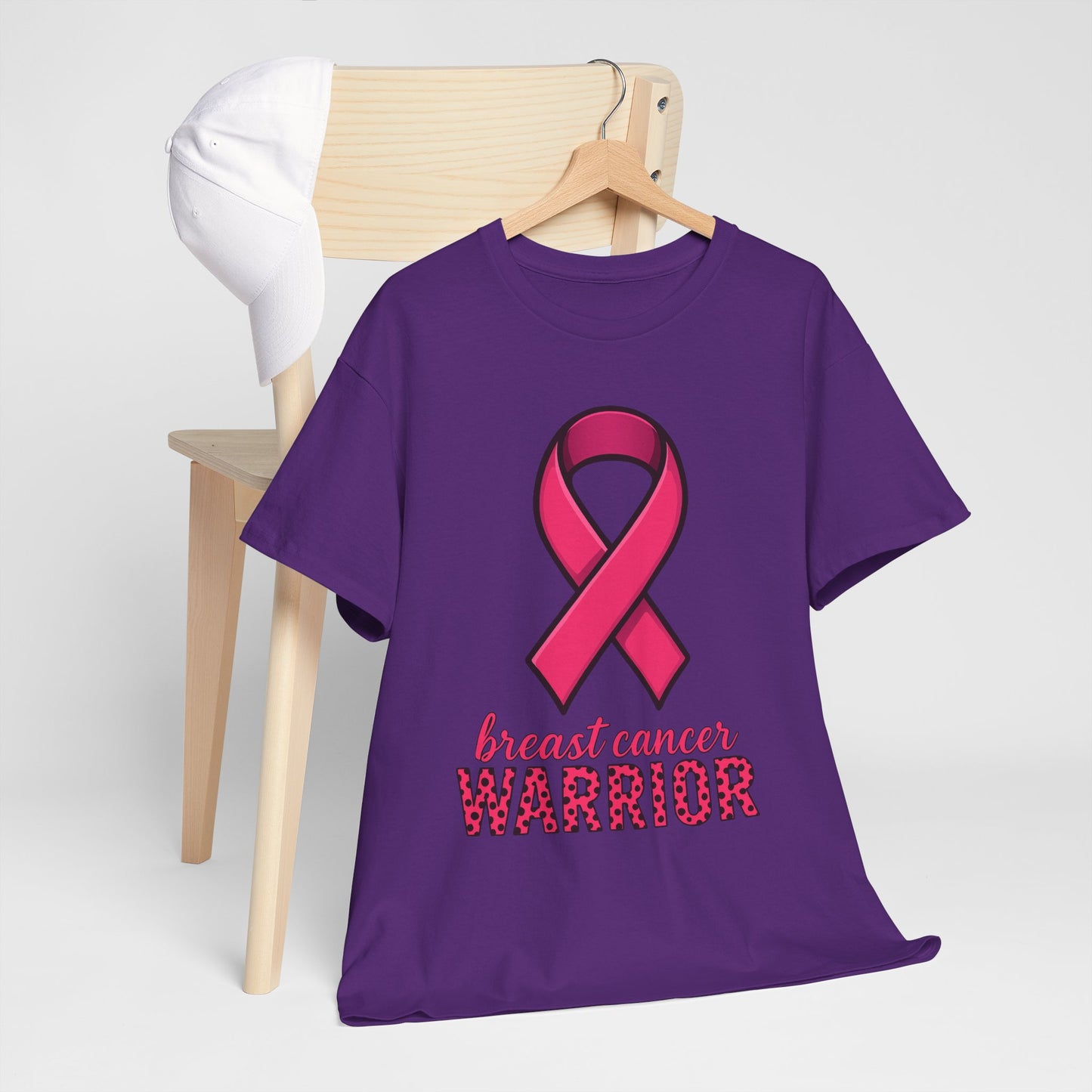Breast Cancer Warrior Pink Ribbon Tee