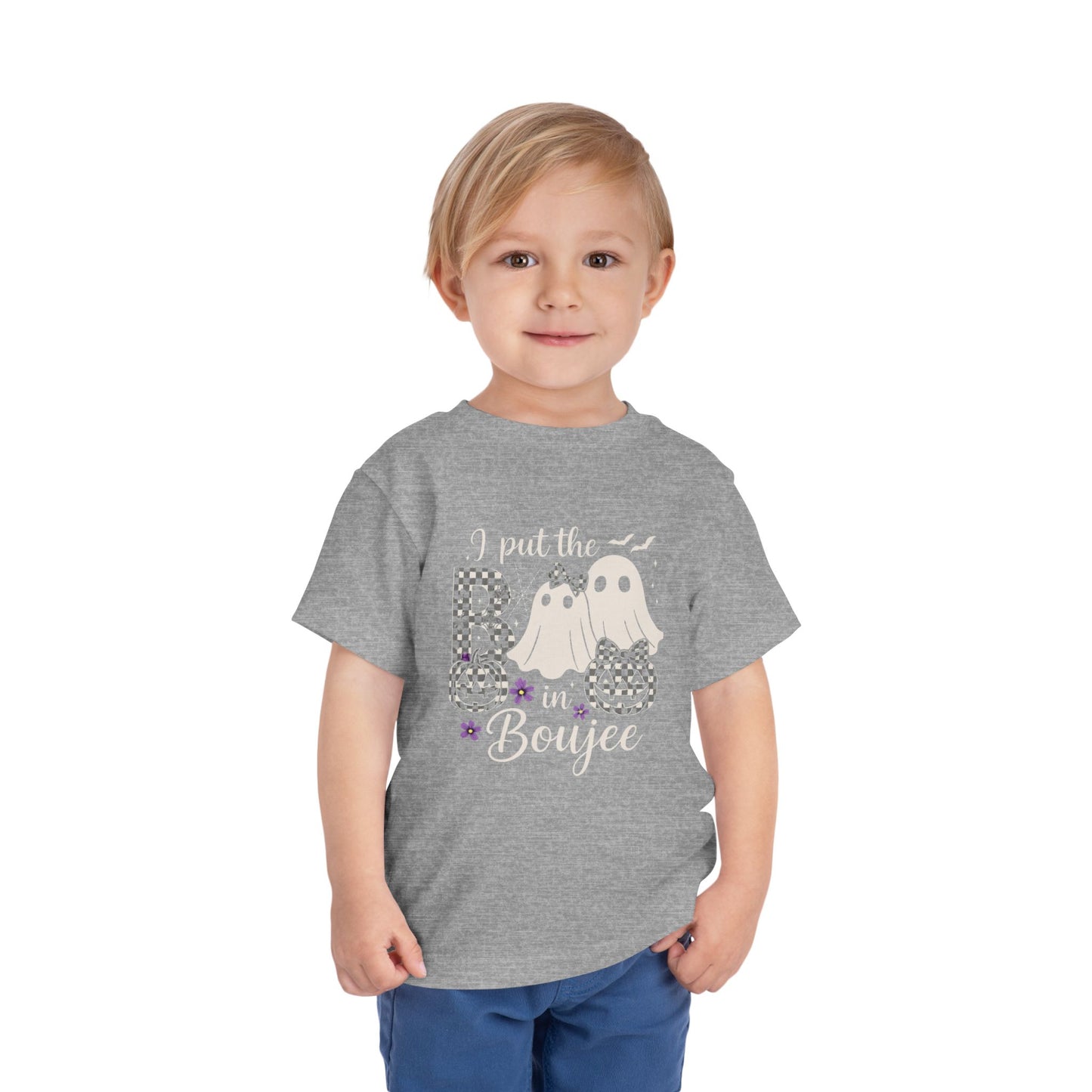 Boujee Halloween Toddler Tee: I Put the B in Boujee